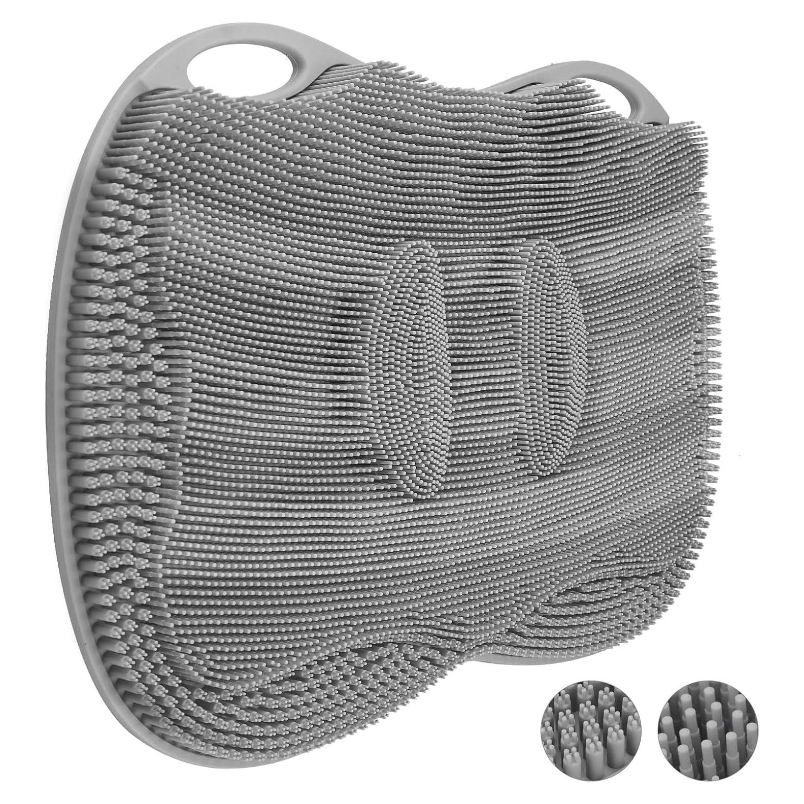 Alfombrilla de Ducha para Pies XL Hengzhi Gris 43x34 cm