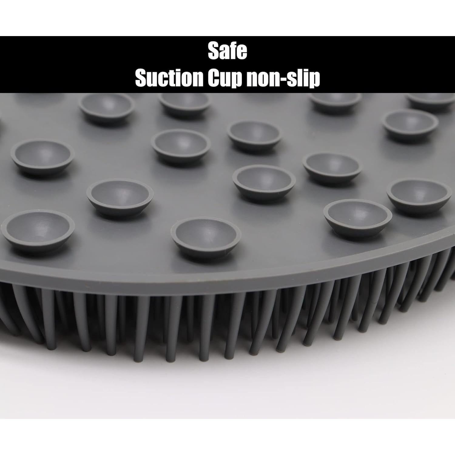 Exfoliante de pies de silicona BENLIUDH con ventosas 30.5x22.9cm