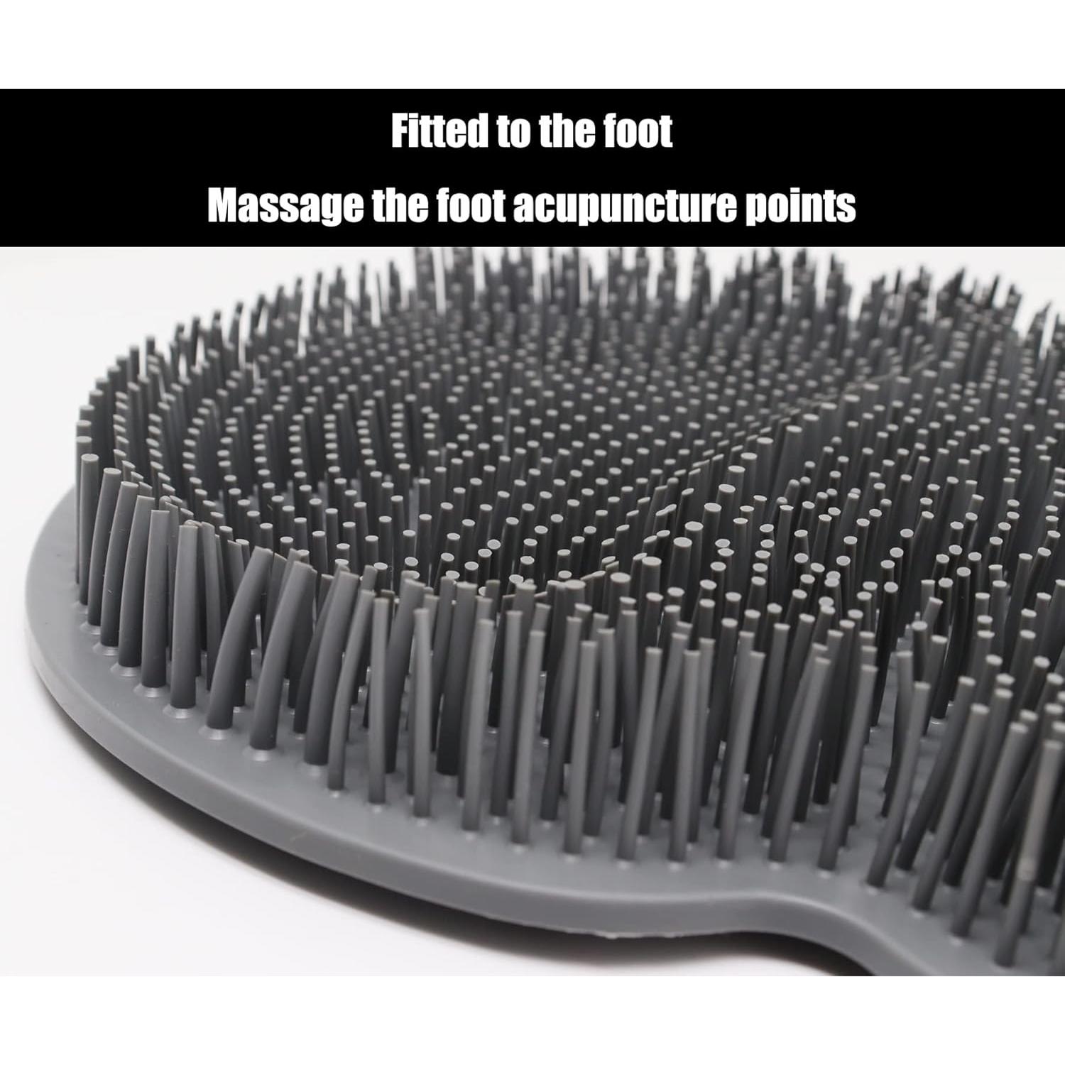 Exfoliante de pies de silicona BENLIUDH con ventosas 30.5x22.9cm