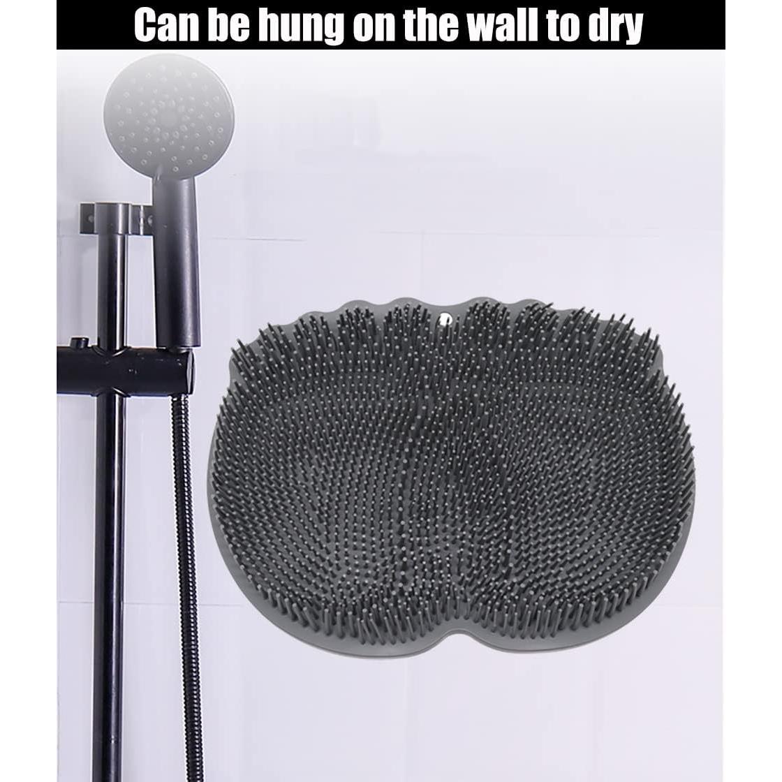 Exfoliante de pies de silicona BENLIUDH con ventosas 30.5x22.9cm