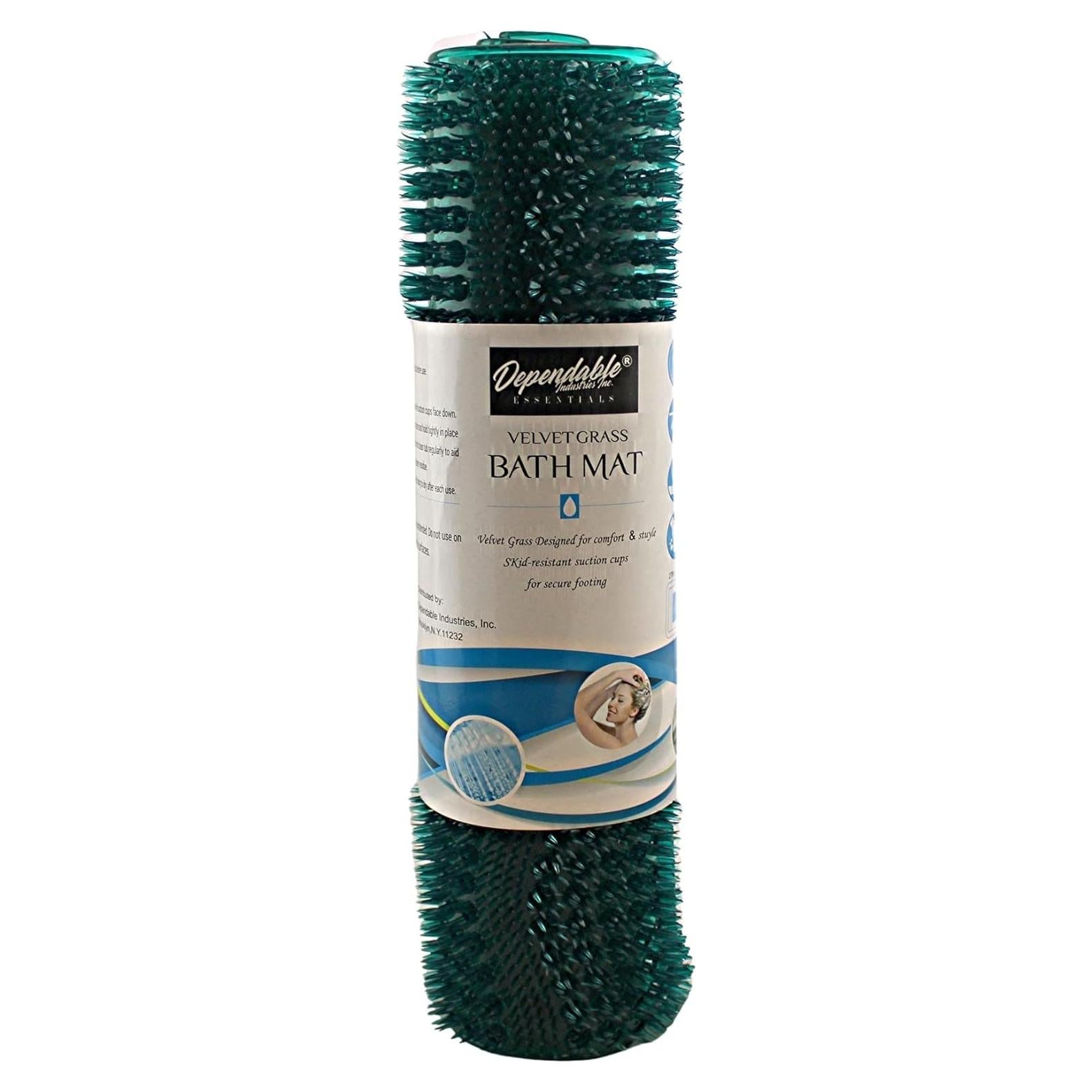 Alfombrilla de Baño Antideslizante Dependable 70 x 38 cm Verde Teal