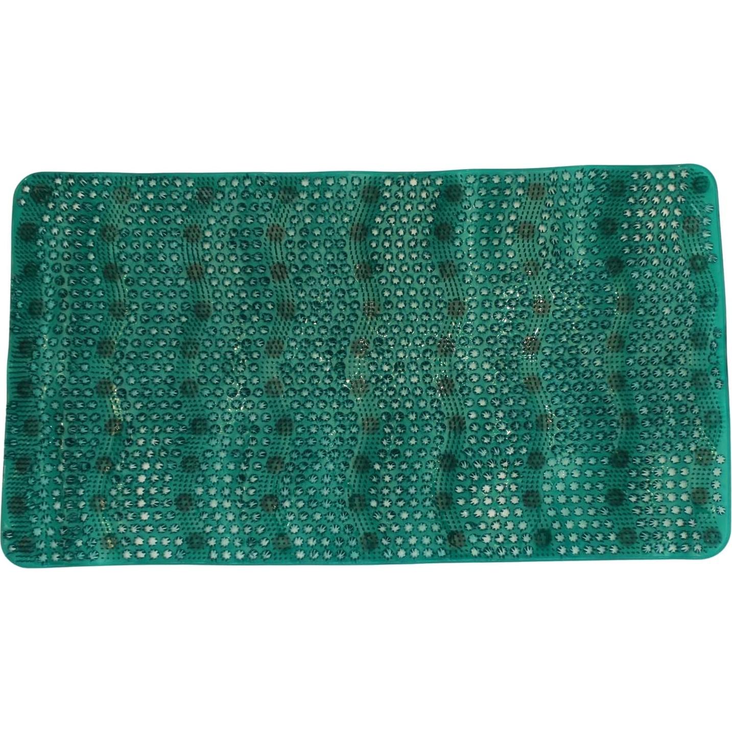 Alfombrilla de Baño Antideslizante Dependable 70 x 38 cm Verde Teal