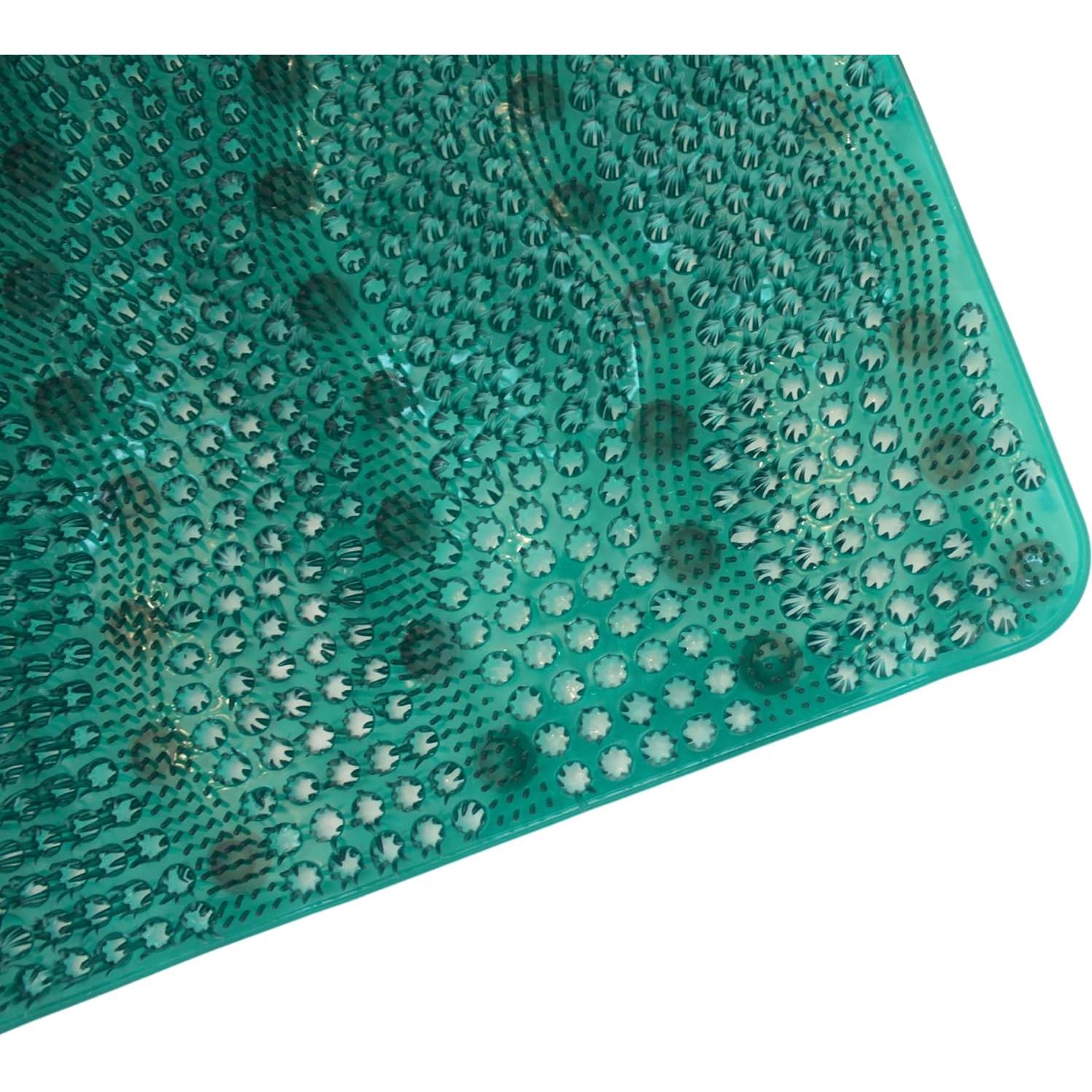 Alfombrilla de Baño Antideslizante Dependable 70 x 38 cm Verde Teal