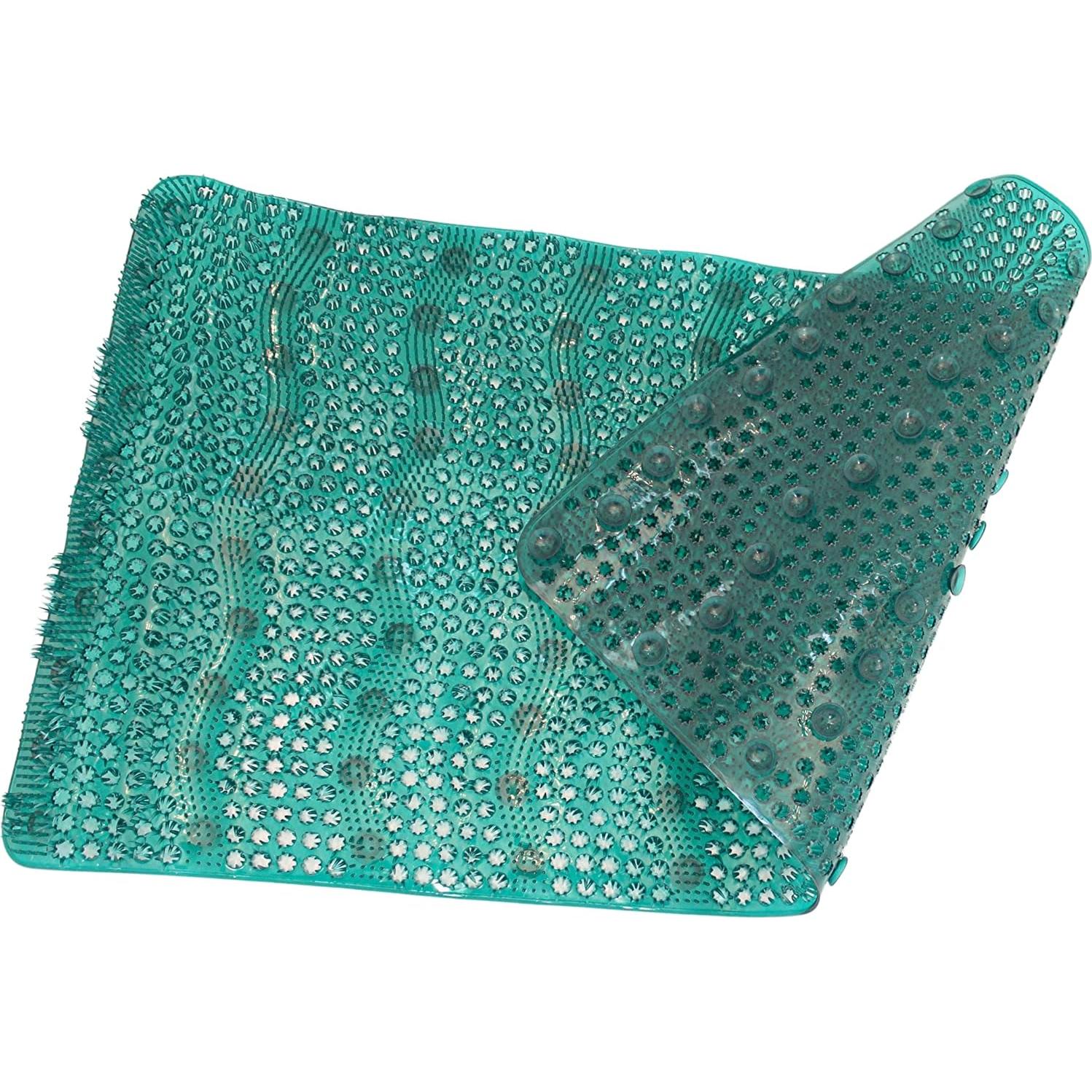 Alfombrilla de Baño Antideslizante Dependable 70 x 38 cm Verde Teal