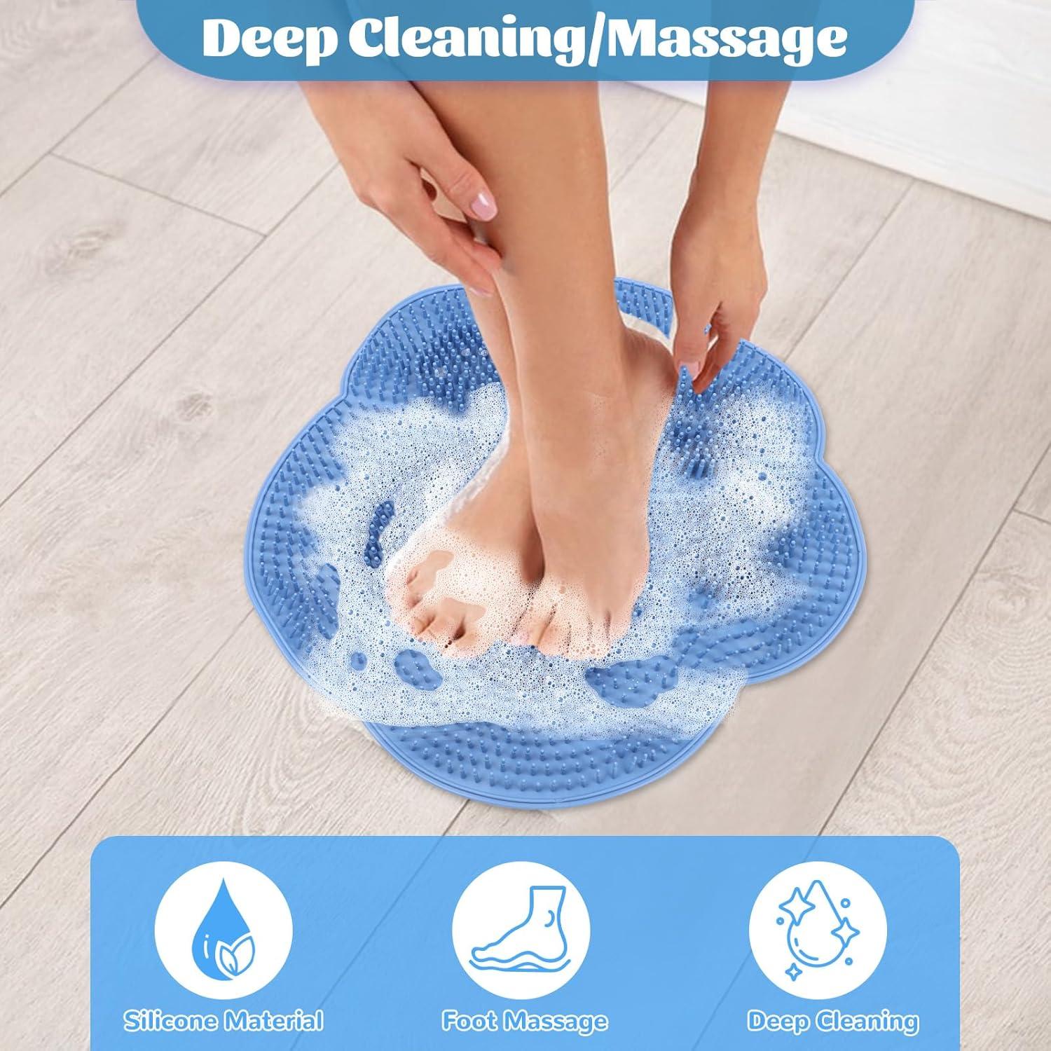 Alfombrillas de Fregado de Silicona NAFJYR 30x30 cm 2 Pcs