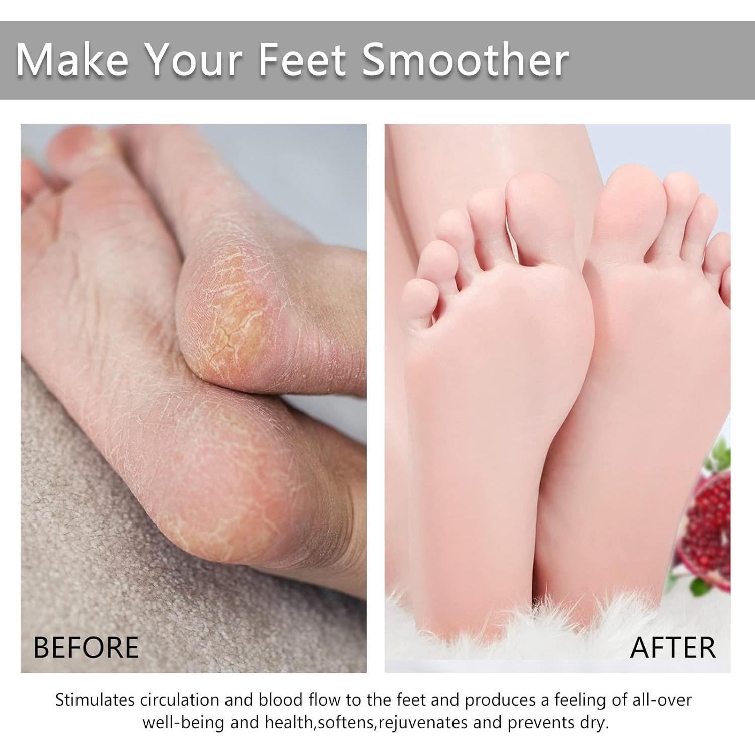 Alfombrilla Exfoliante para Pies AXLOFO XL Antideslizante Morado