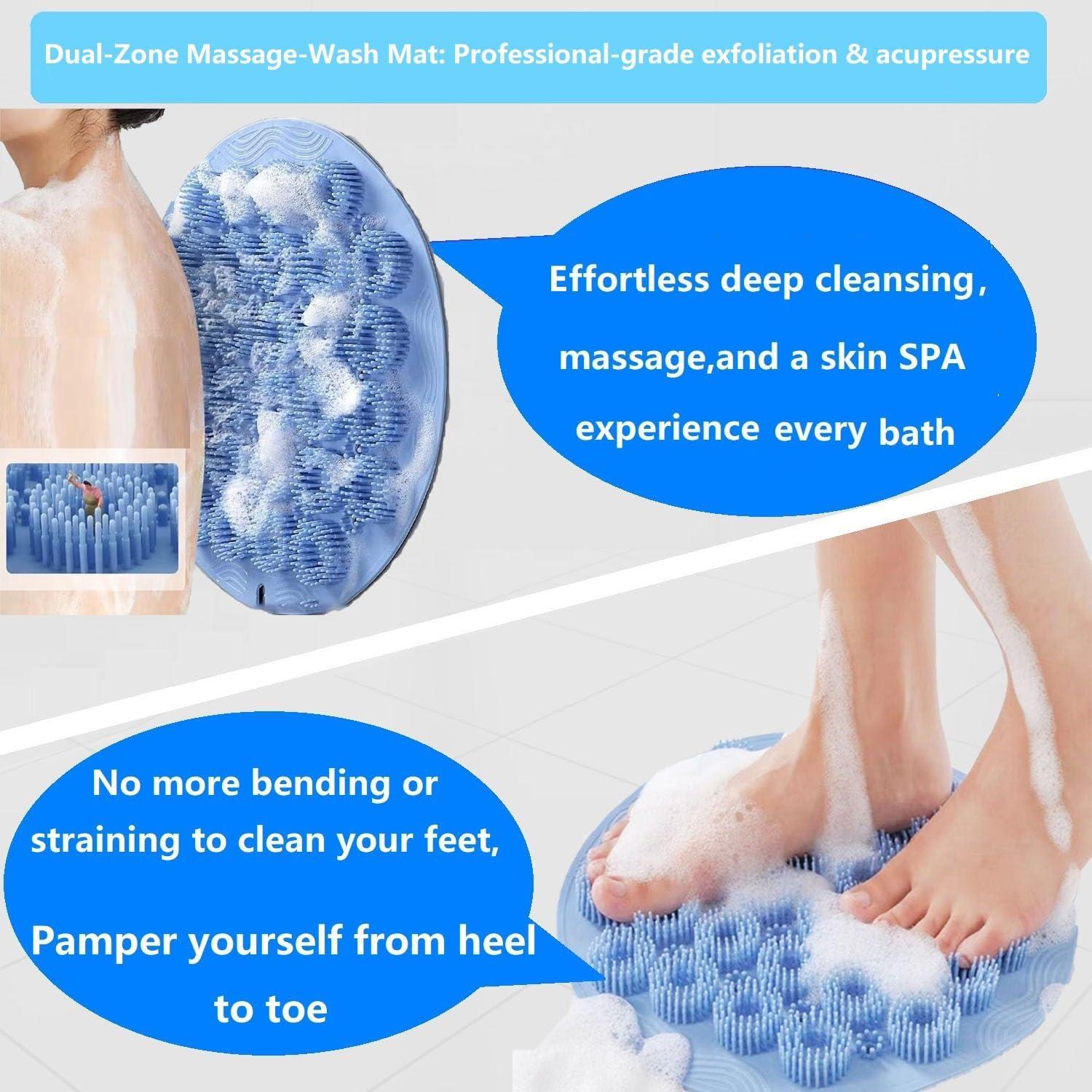 Alfombrilla Exfoliante para Pies Tochinkar Gris 30x30cm