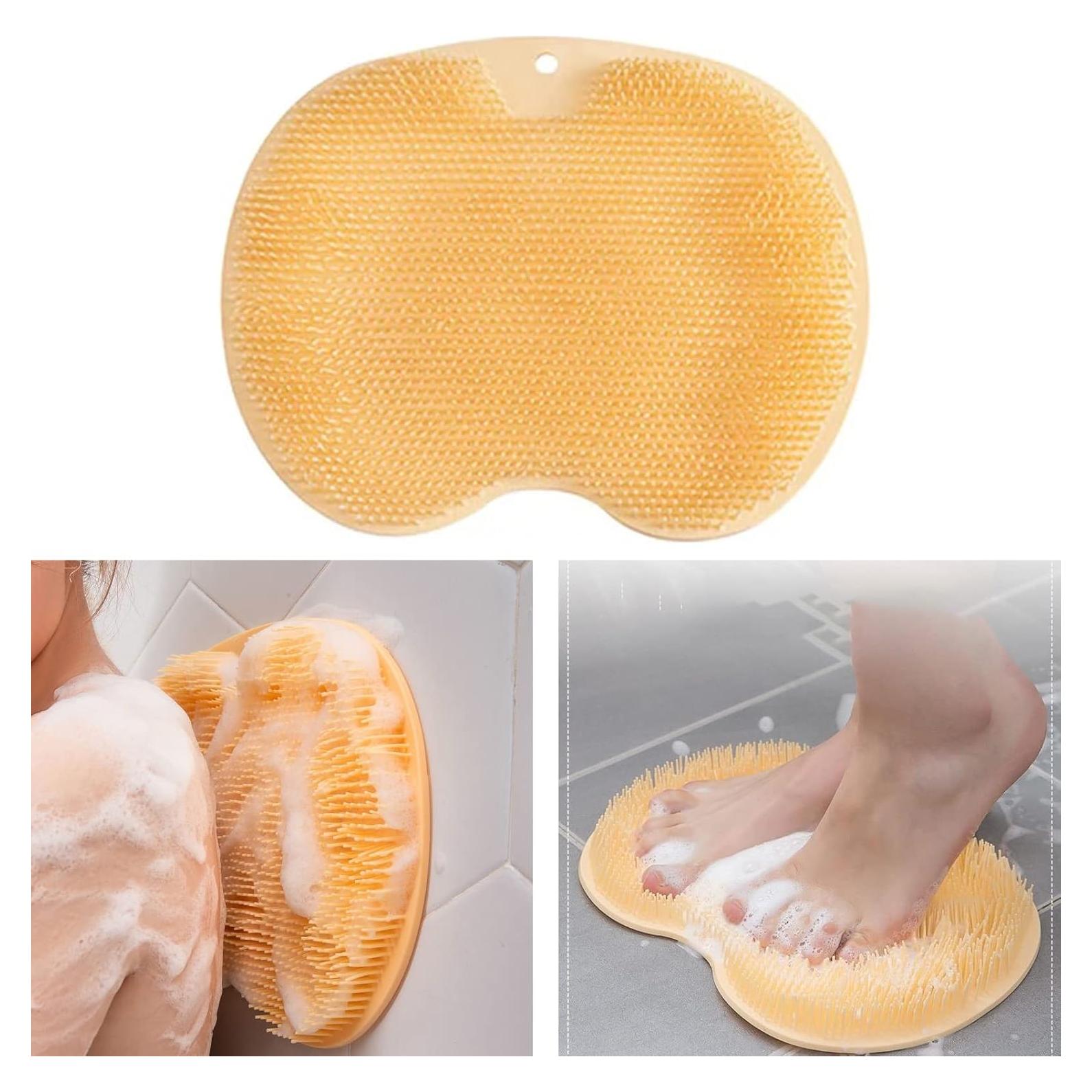 Alfombrilla de Frotar Pies Hfpengzan Naranja Antideslizante