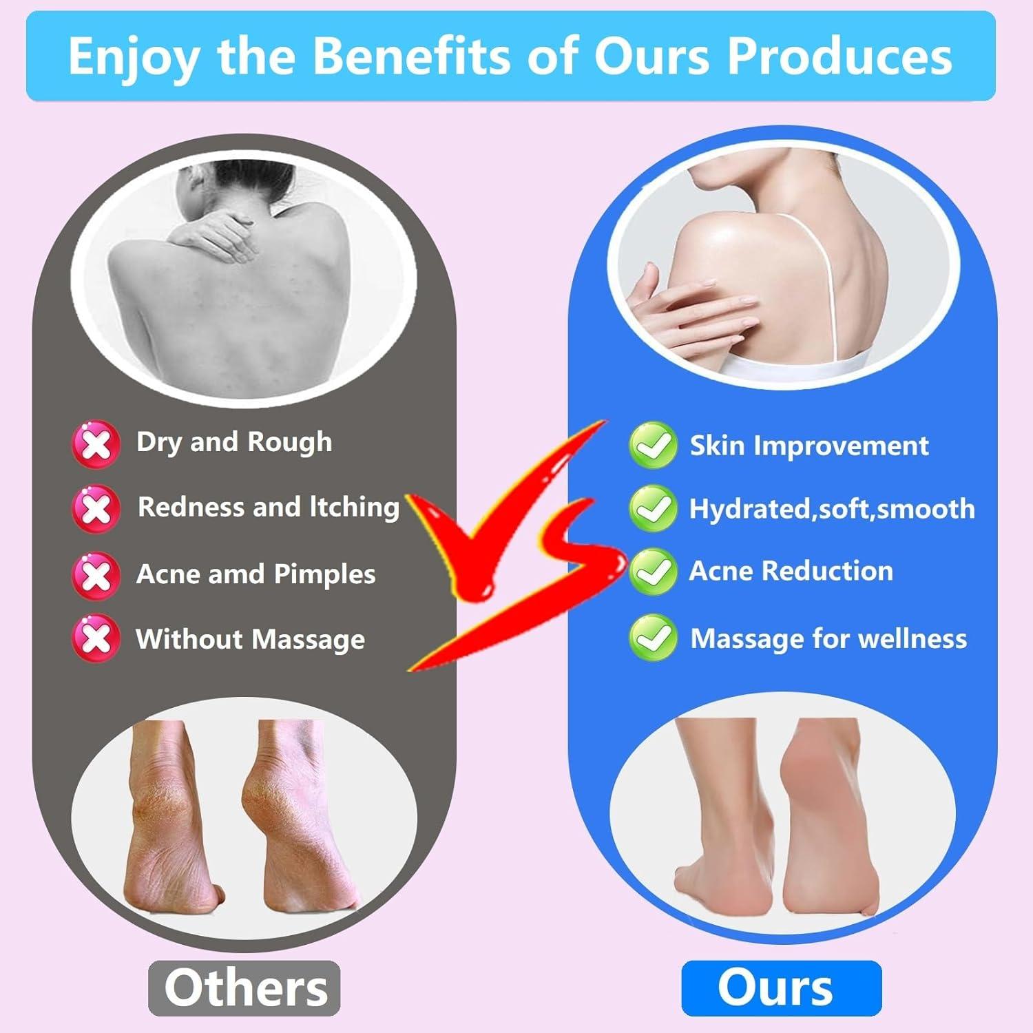 Juego de Exfoliadores de Espalda y Pies Tochinkar - Antideslizante