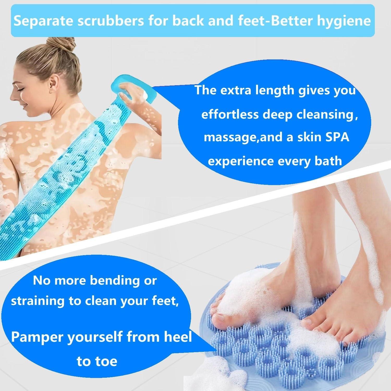 Juego de Exfoliadores de Espalda y Pies Tochinkar - Antideslizante