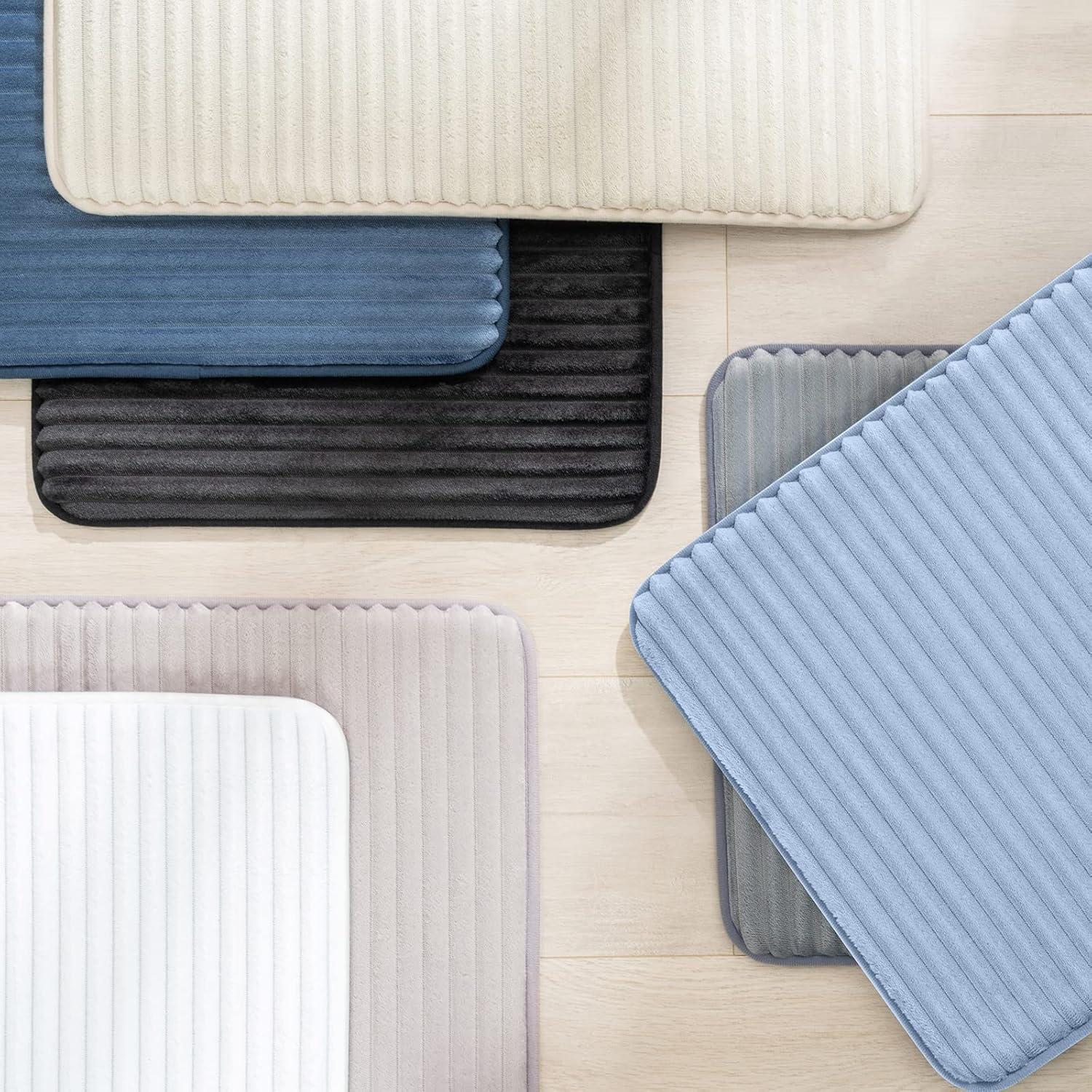 Alfombrilla de Baño FRESHMINT Espuma de Memoria 46x61 cm Rosa