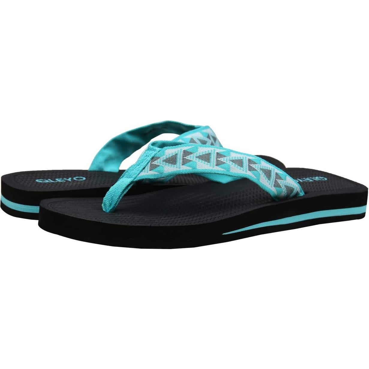 Sandalias de Playa para Mujeres QLEYO, Chanclas Comodas 8