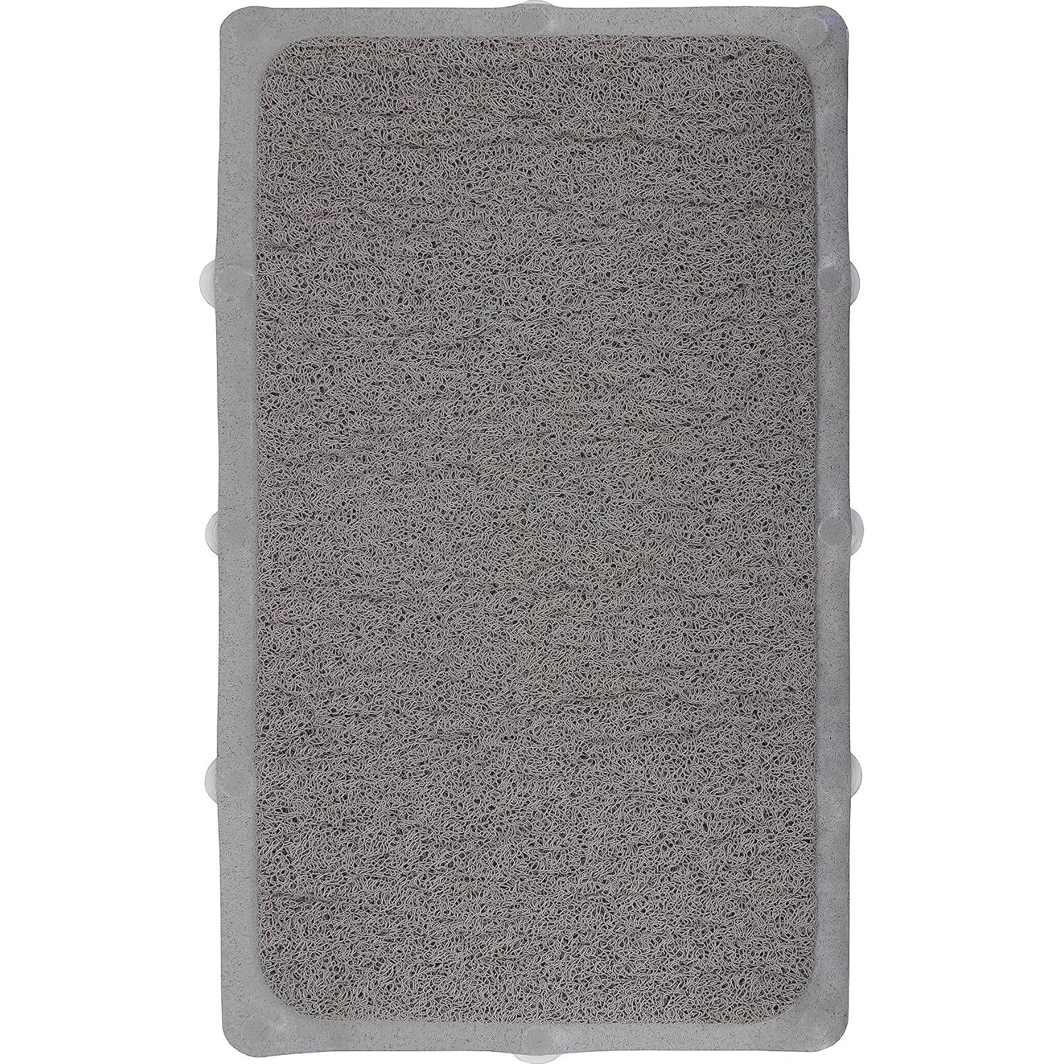 Tapete de Baño Antideslizante Splash Home 76x43 cm PVC Gris