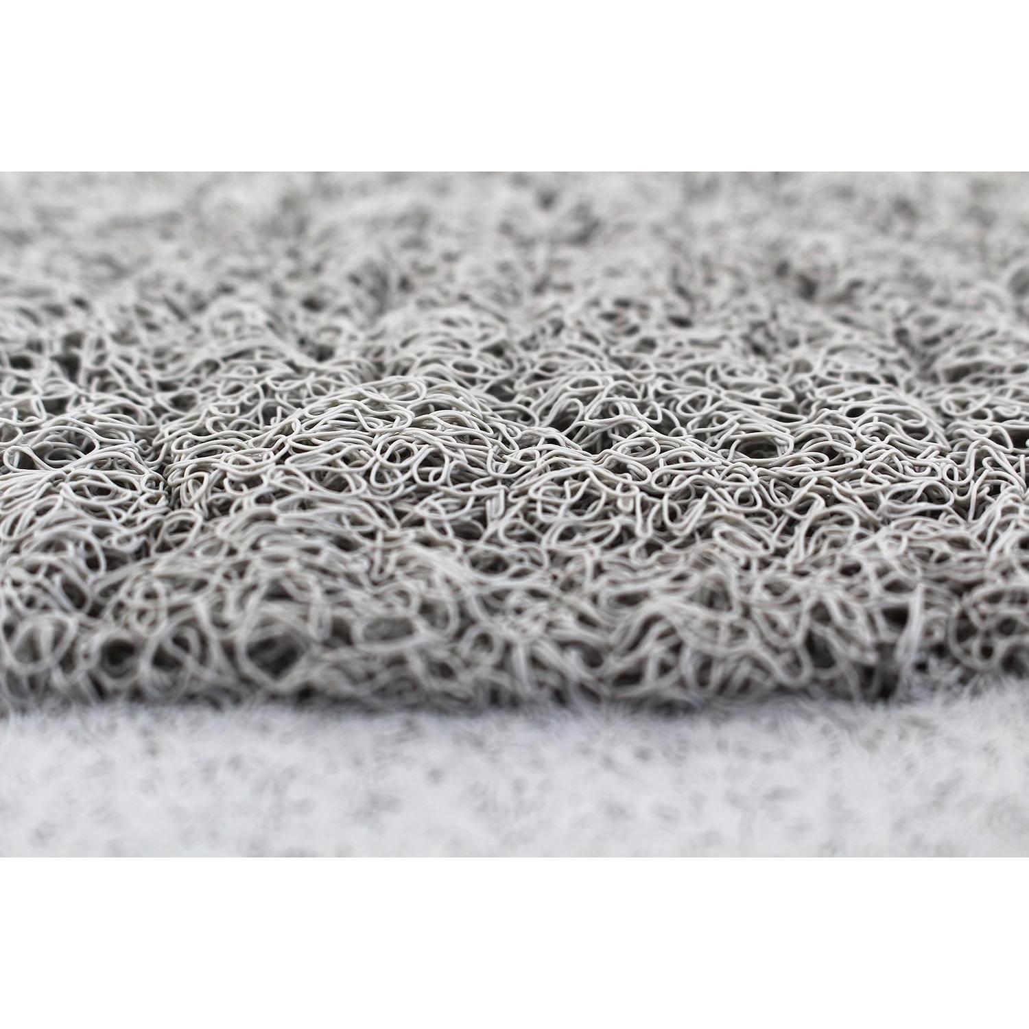 Tapete de Baño Antideslizante Splash Home 76x43 cm PVC Gris