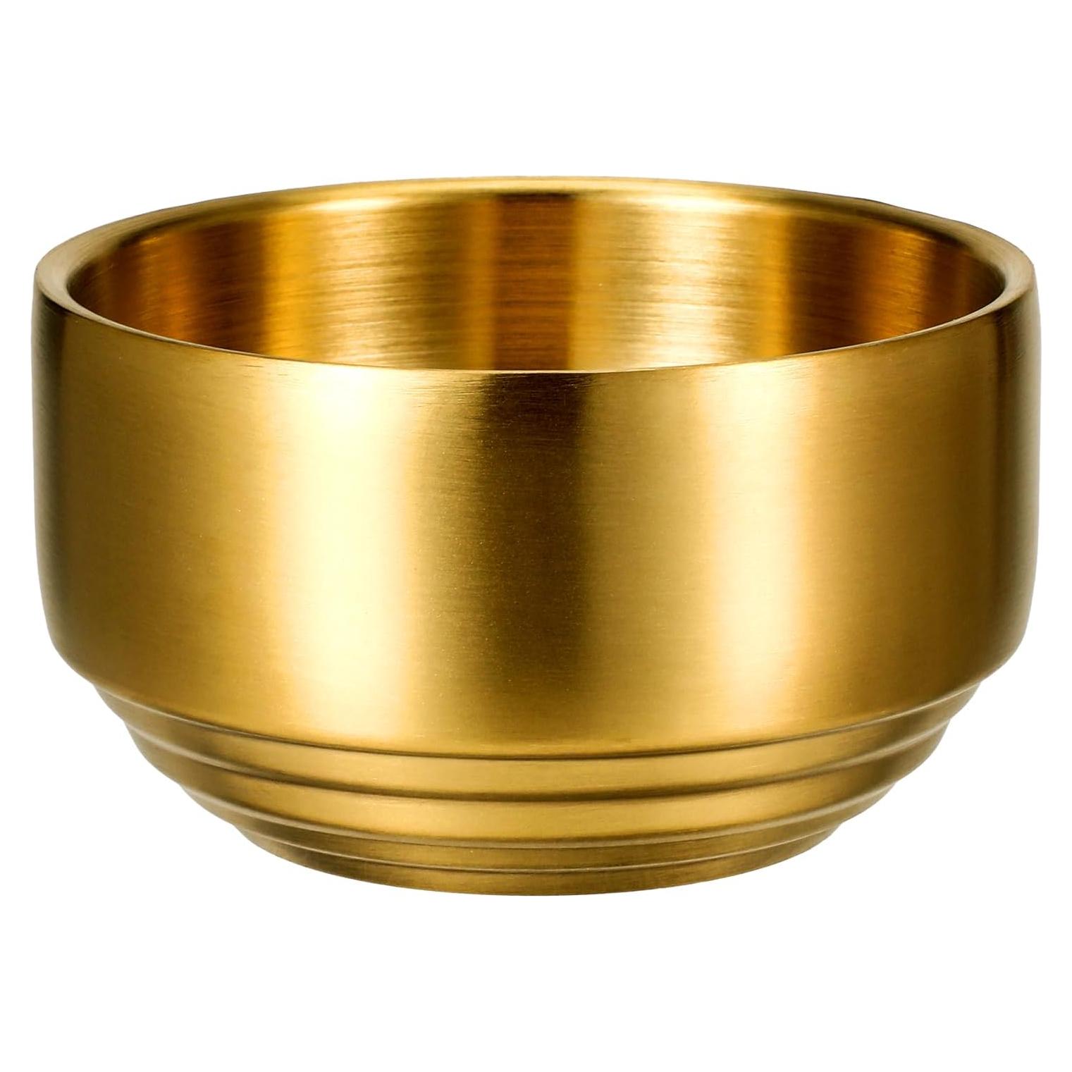 Soporte para Clips de Papel Dorado FdcZeyxior 10.5x10.5x6cm