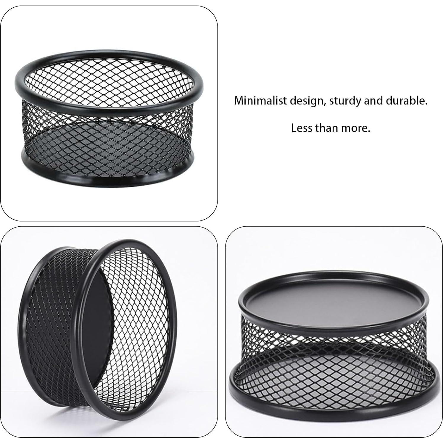 Soporte de Clip de Papel Metal Negro Minimalista Tangseajiao