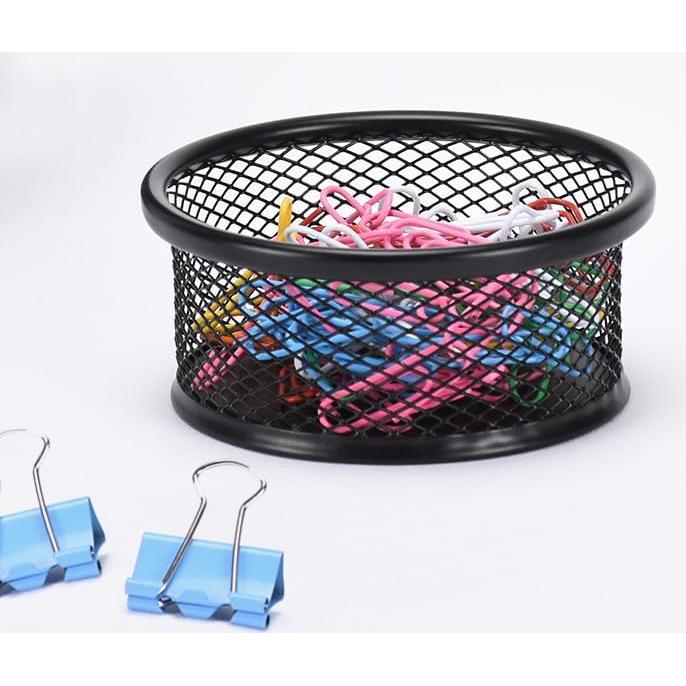 Soporte de Clip de Papel Metal Negro Minimalista Tangseajiao