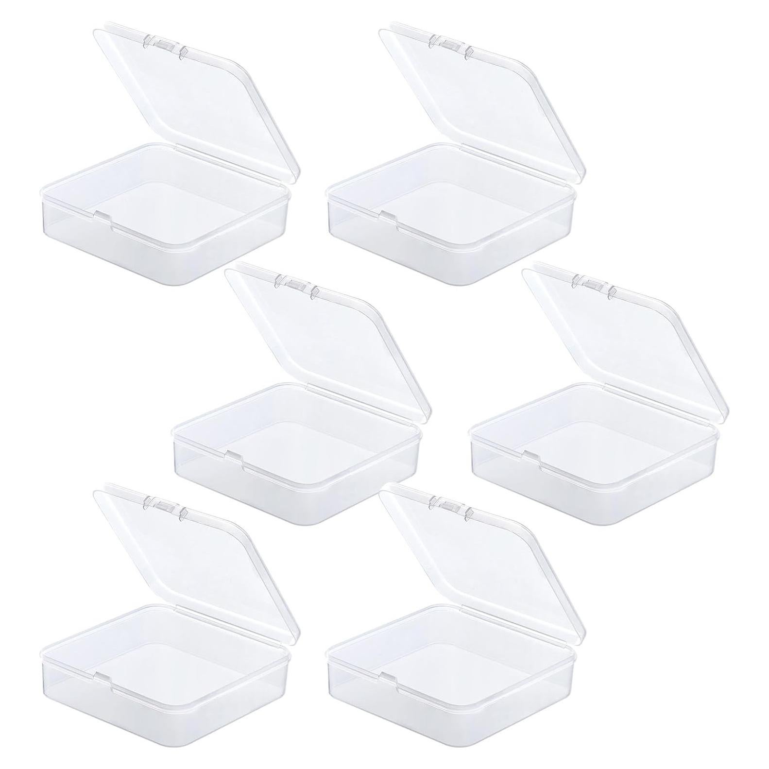 6 Contenedores de Plástico Transparente Koceci para Almacenamiento