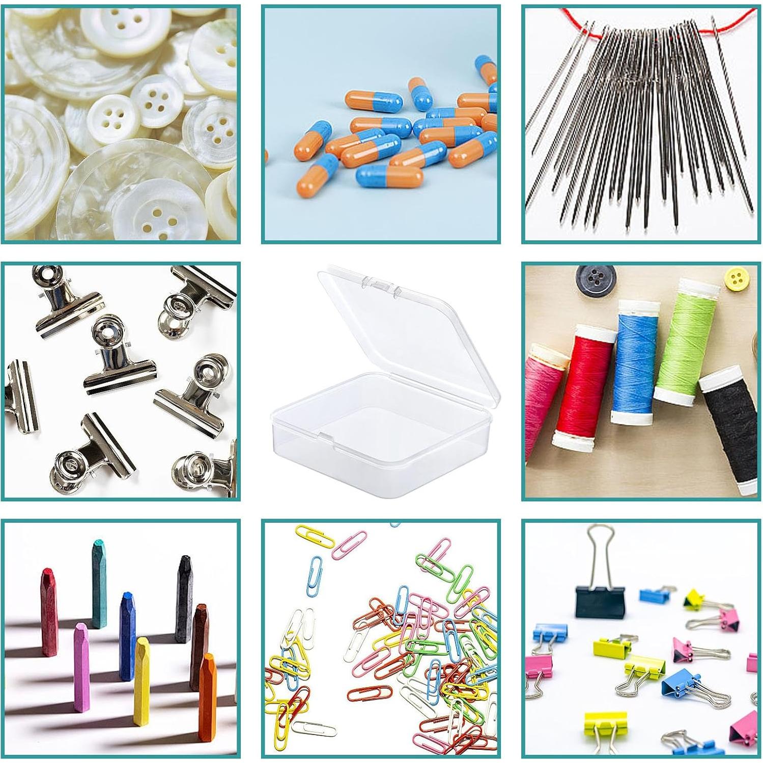 6 Contenedores de Plástico Transparente Koceci para Almacenamiento