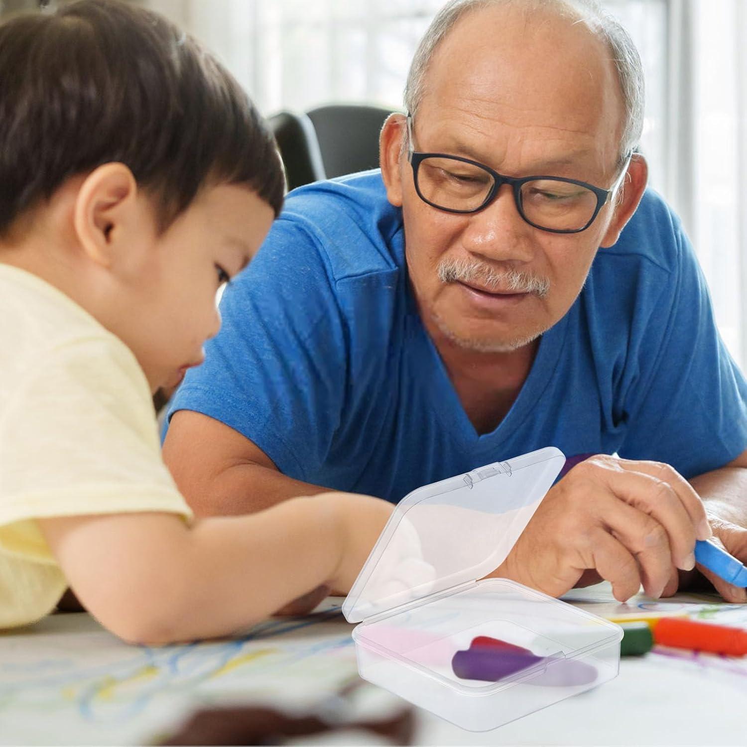 6 Contenedores de Plástico Transparente Koceci para Almacenamiento