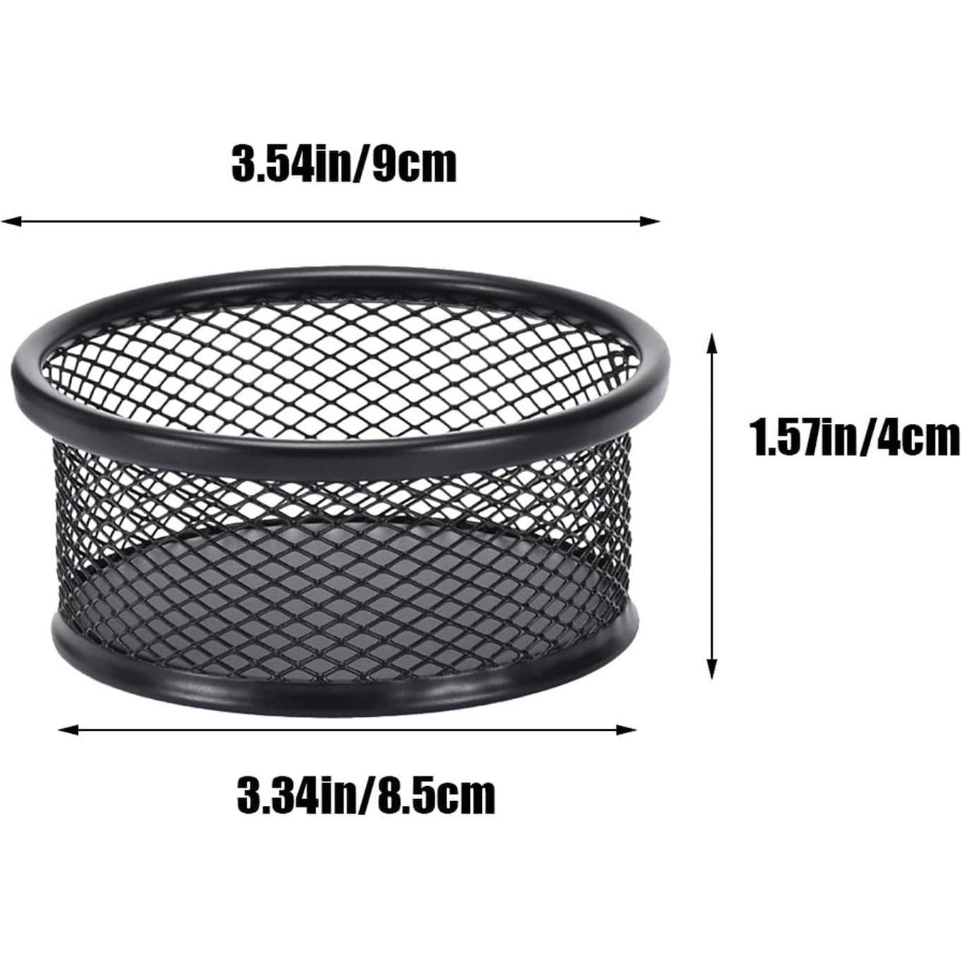 Soporte de Clips de Papel de Malla Tnyvm Negro 2.5x0.5cm