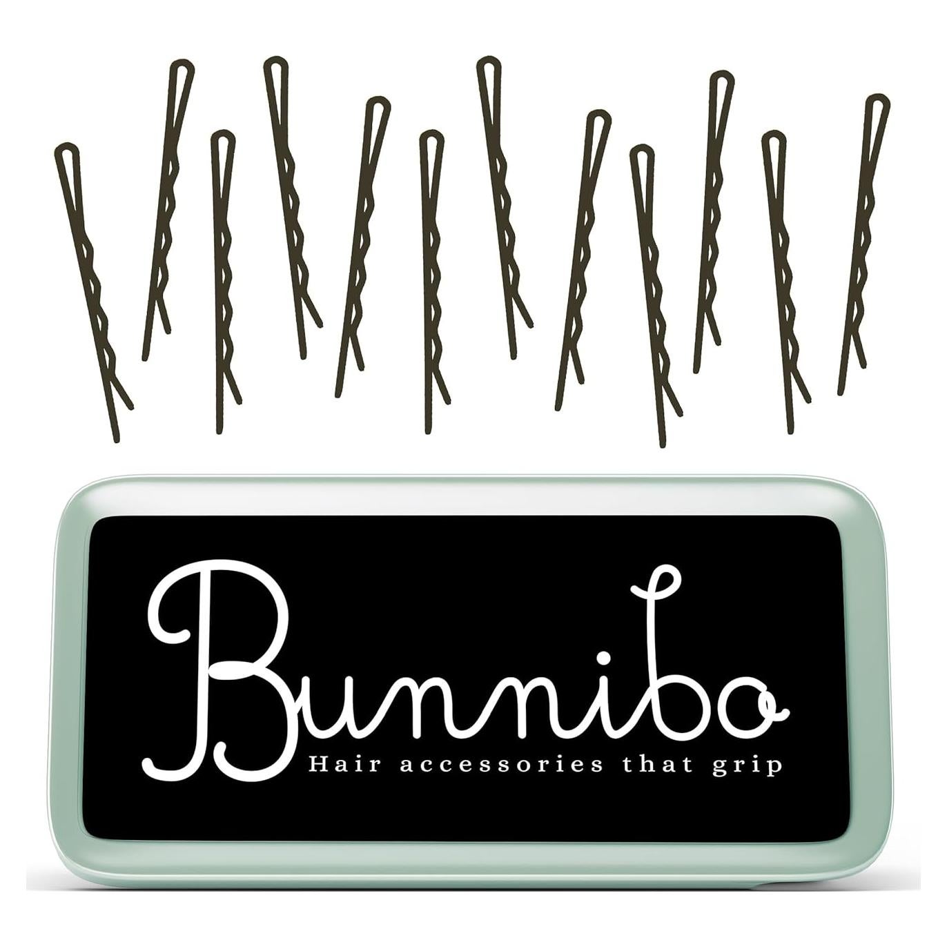 Horquillas Antideslizantes Bunnibo - Set de 12 Grandes Marrón