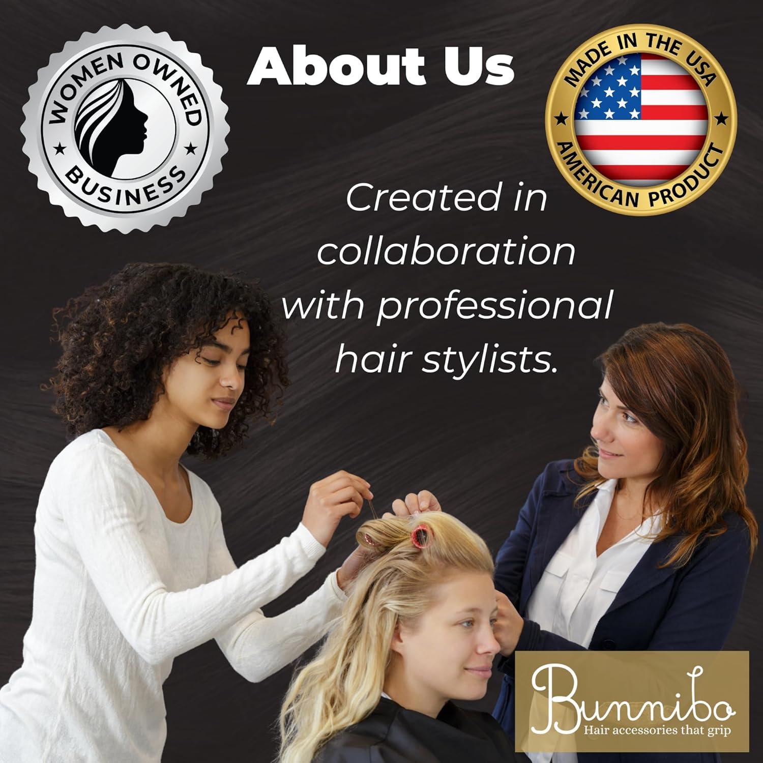 Horquillas Antideslizantes Bunnibo - Set de 12 Grandes Marrón