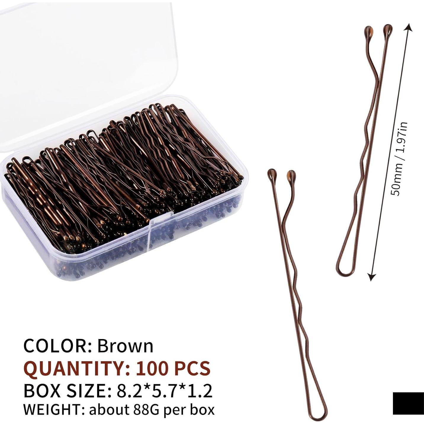 Mini Soporte para Horquillas Marrones OKAMMY - 200 Piezas