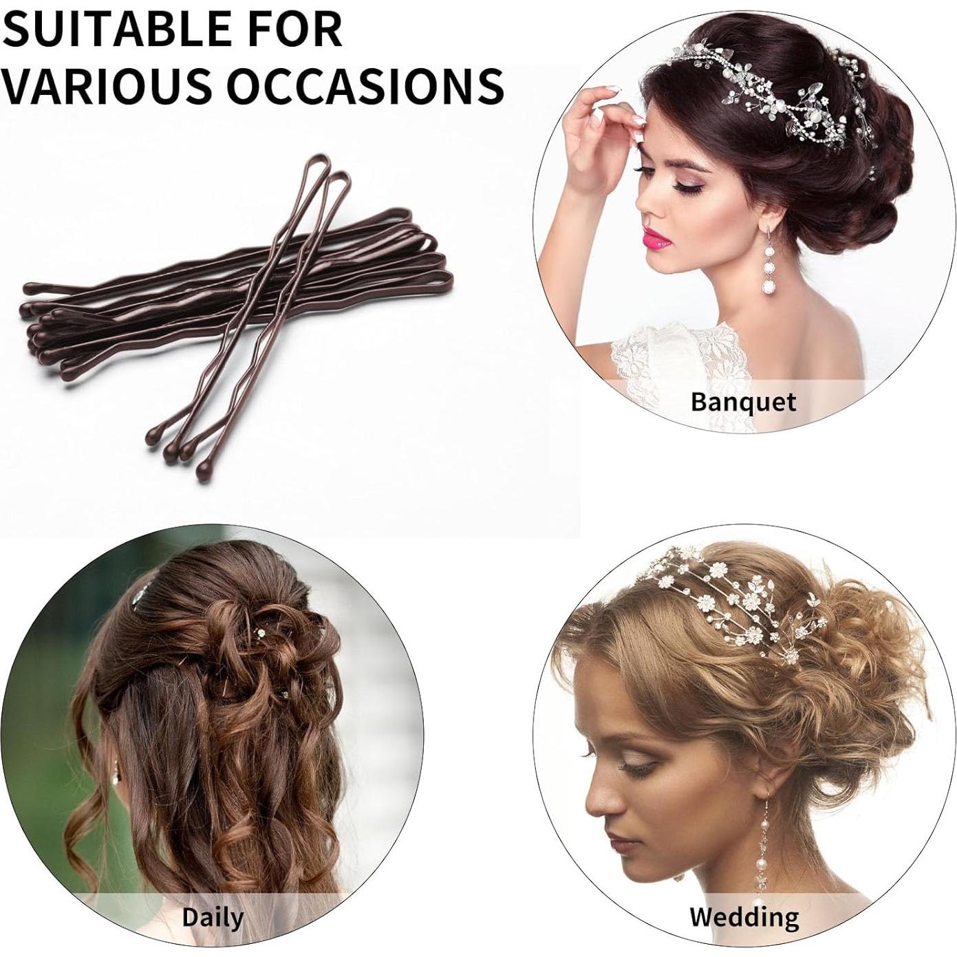 Mini Soporte para Horquillas Marrones OKAMMY - 200 Piezas