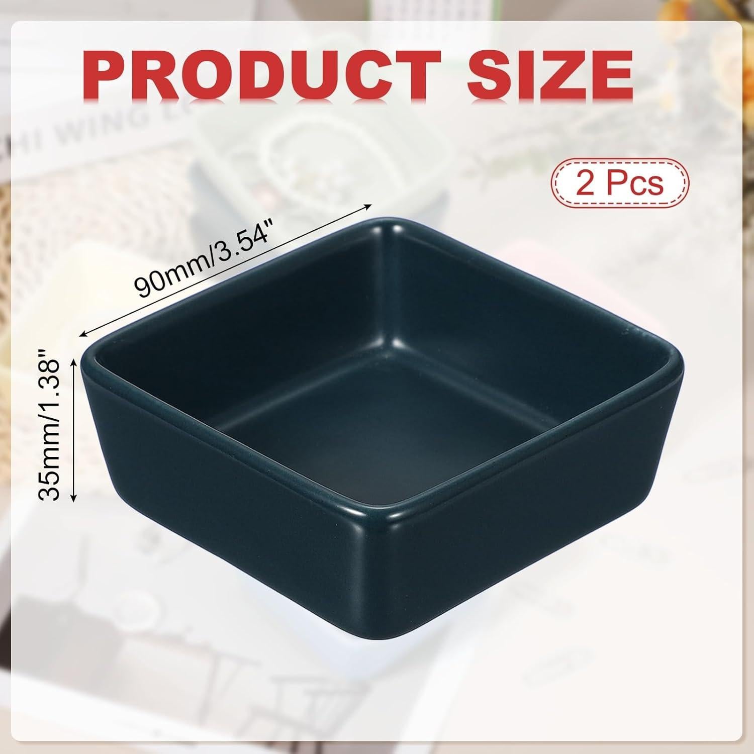 Soporte de Clips de Papel Cerámica PATIKIL 2 Pcs Azul Marino