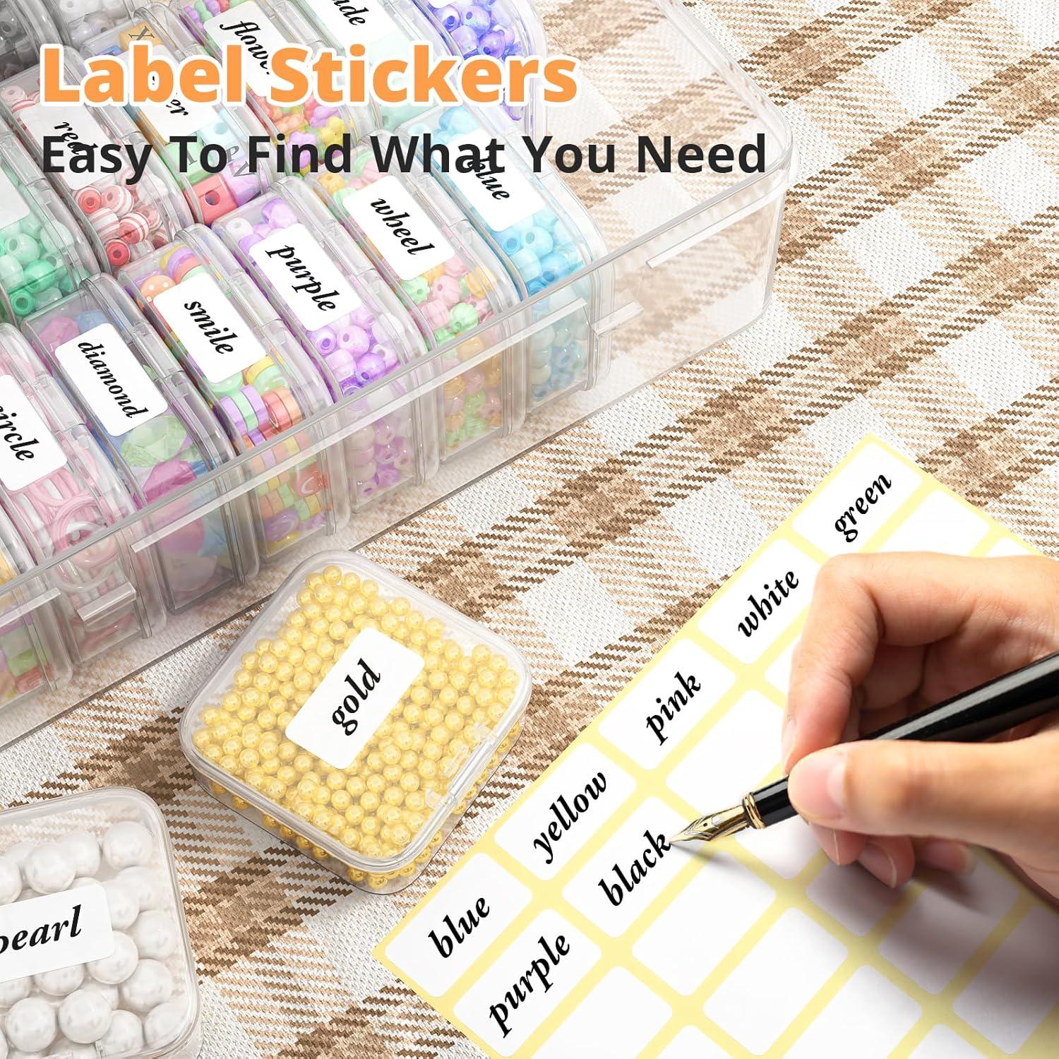 Caja Organizadora de Perlas Mathtoxyz 31 Compartimentos Transparente