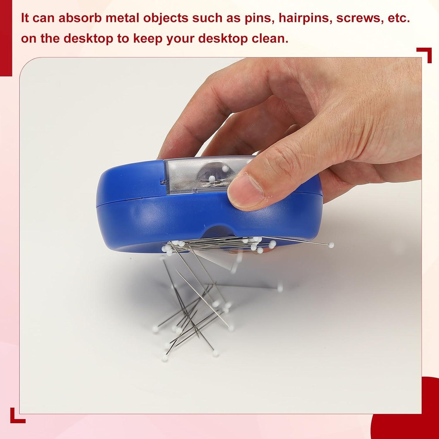 Soporte Magnético para Alfileres PATIKIL Azul 10.4x7x3.6cm