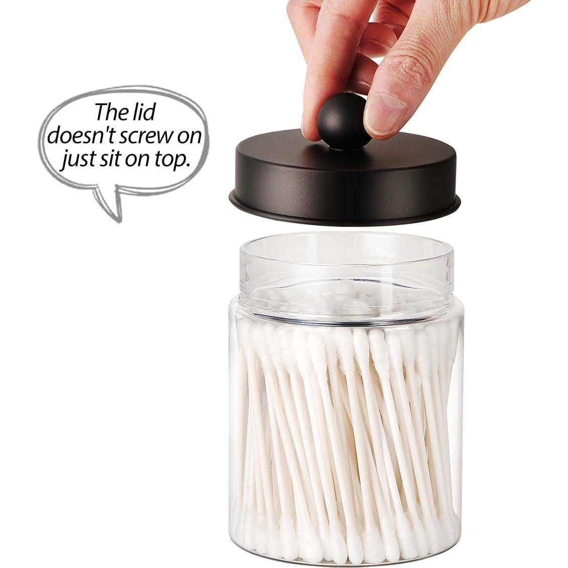 Set de 3 Tarros de Almacenamiento para Qtip Bronce - Boutique de Andrew & Sarah