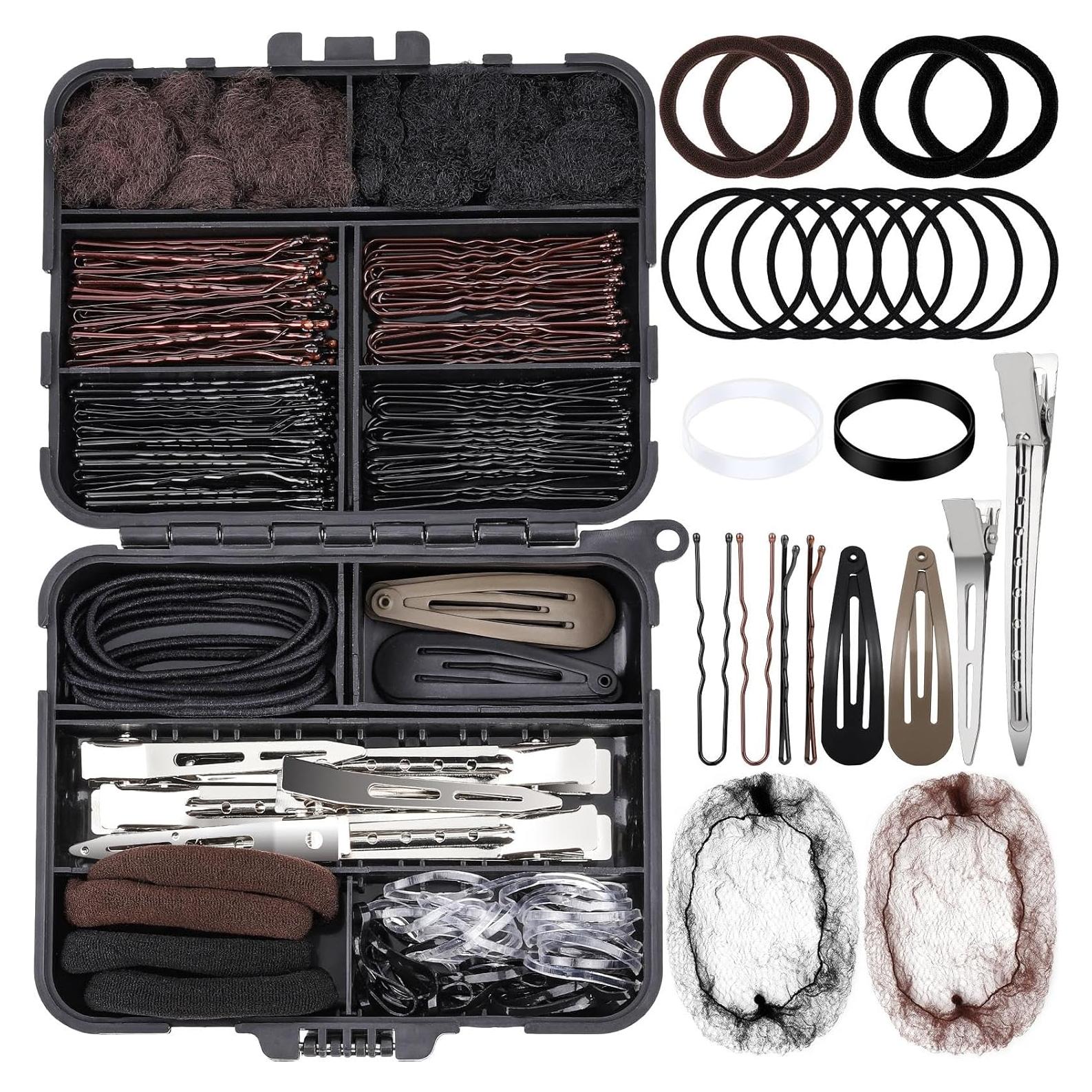 Kit de Accesorios para el Cabello Teenitor 163 piezas Profesional