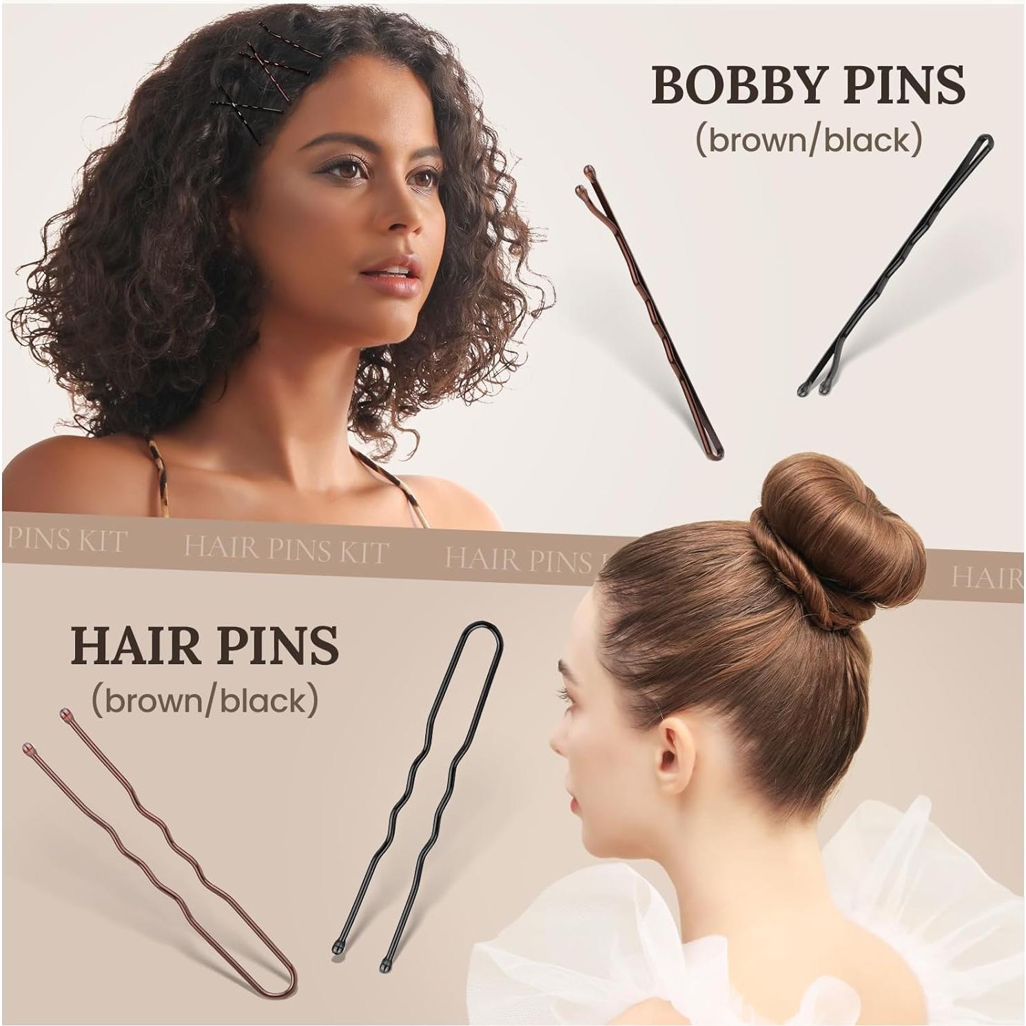 Kit de Accesorios para el Cabello Teenitor 163 piezas Profesional