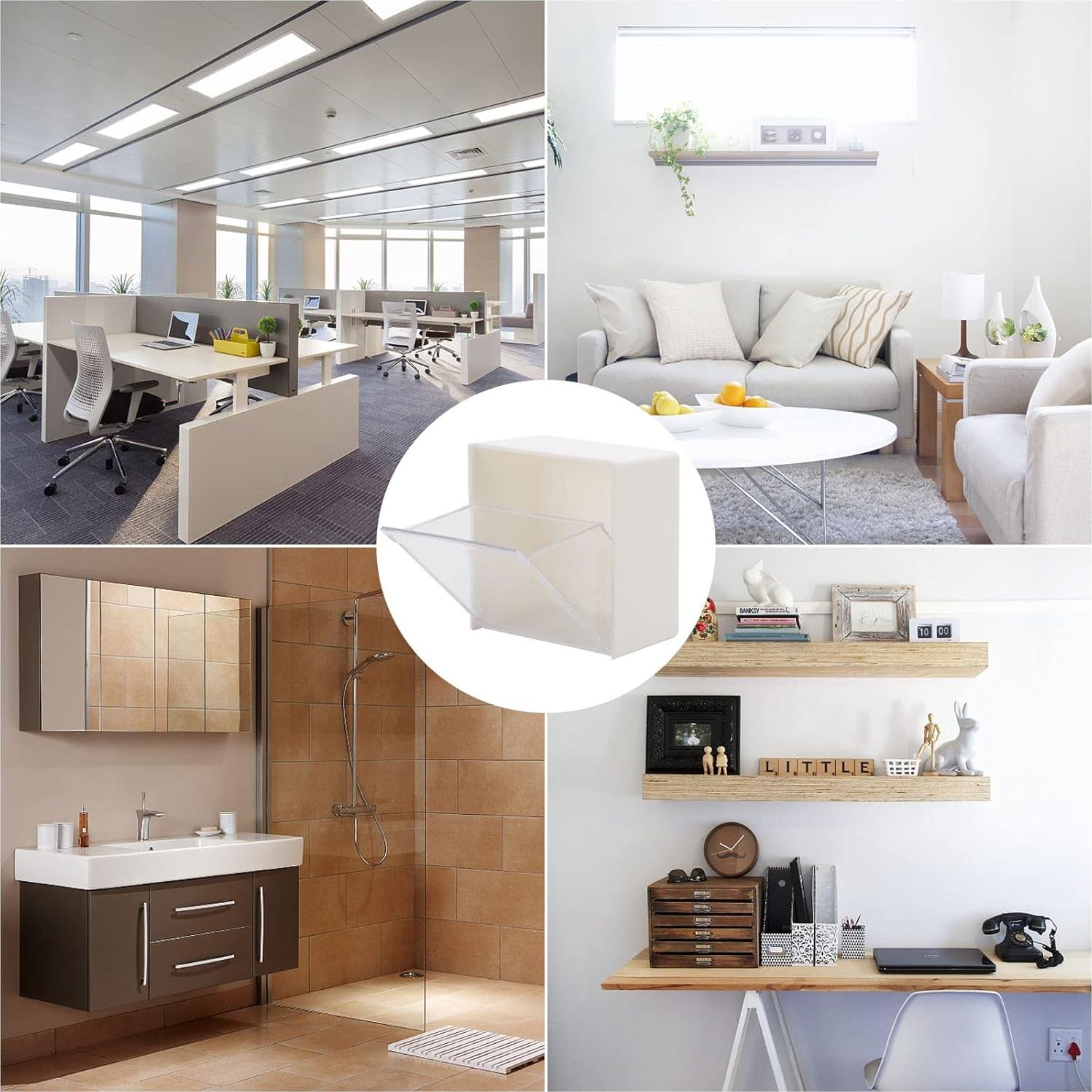 Organizador Montado en Pared Tecbeauty 2 en 1 para Discos de Algodón