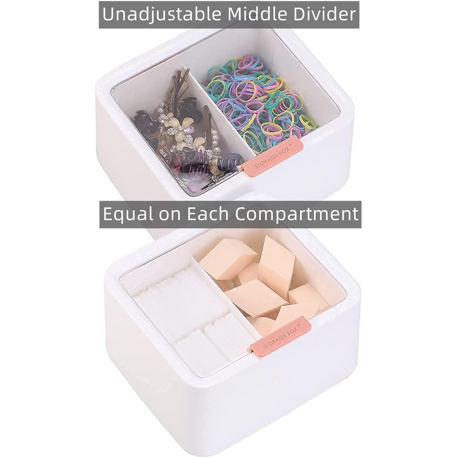 Organizador de Bastones de Algodón Tecbeauty 14.5x12.7cm Blanco