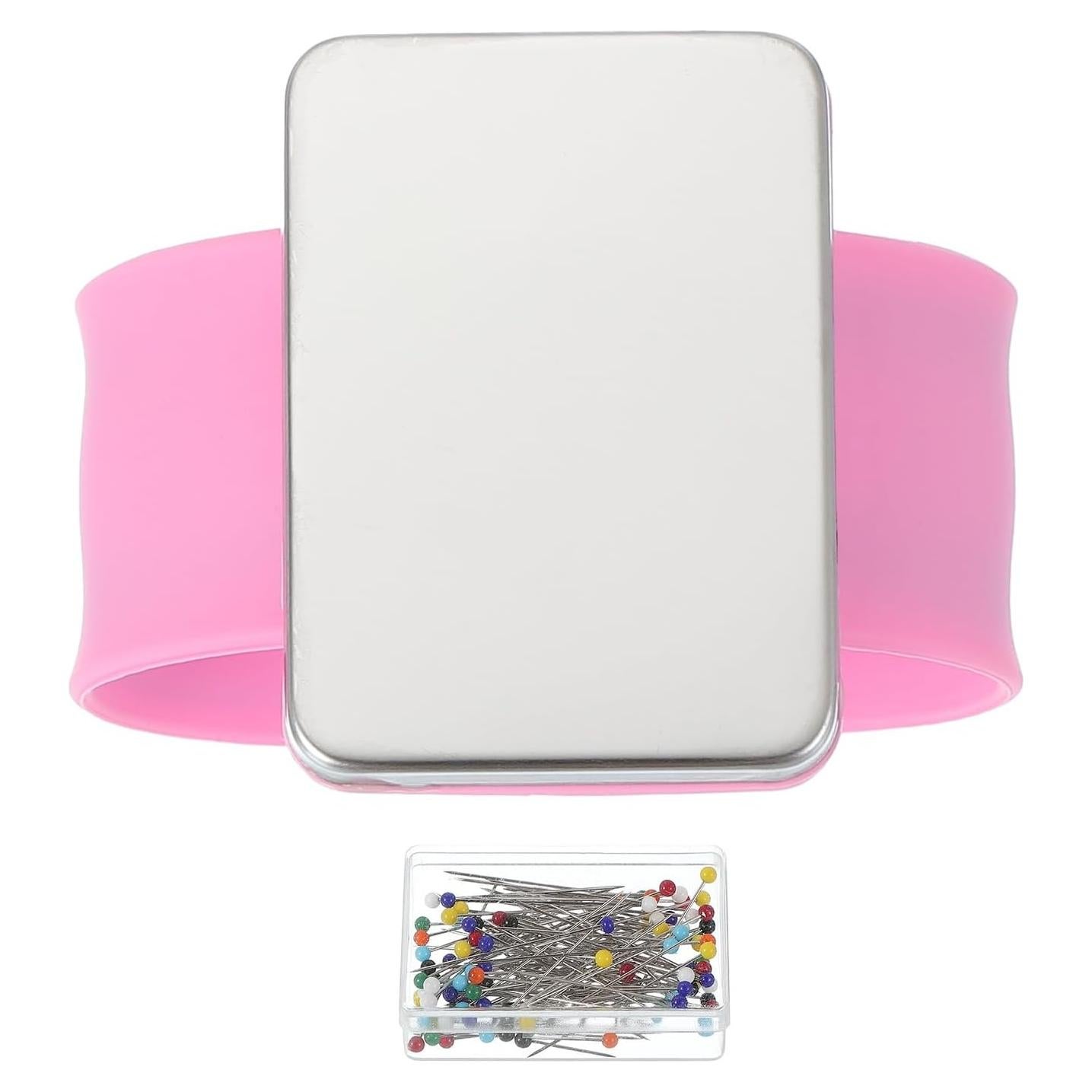 Cojín Magnético para Muñeca PATIKIL Rosa con Banda de Gel