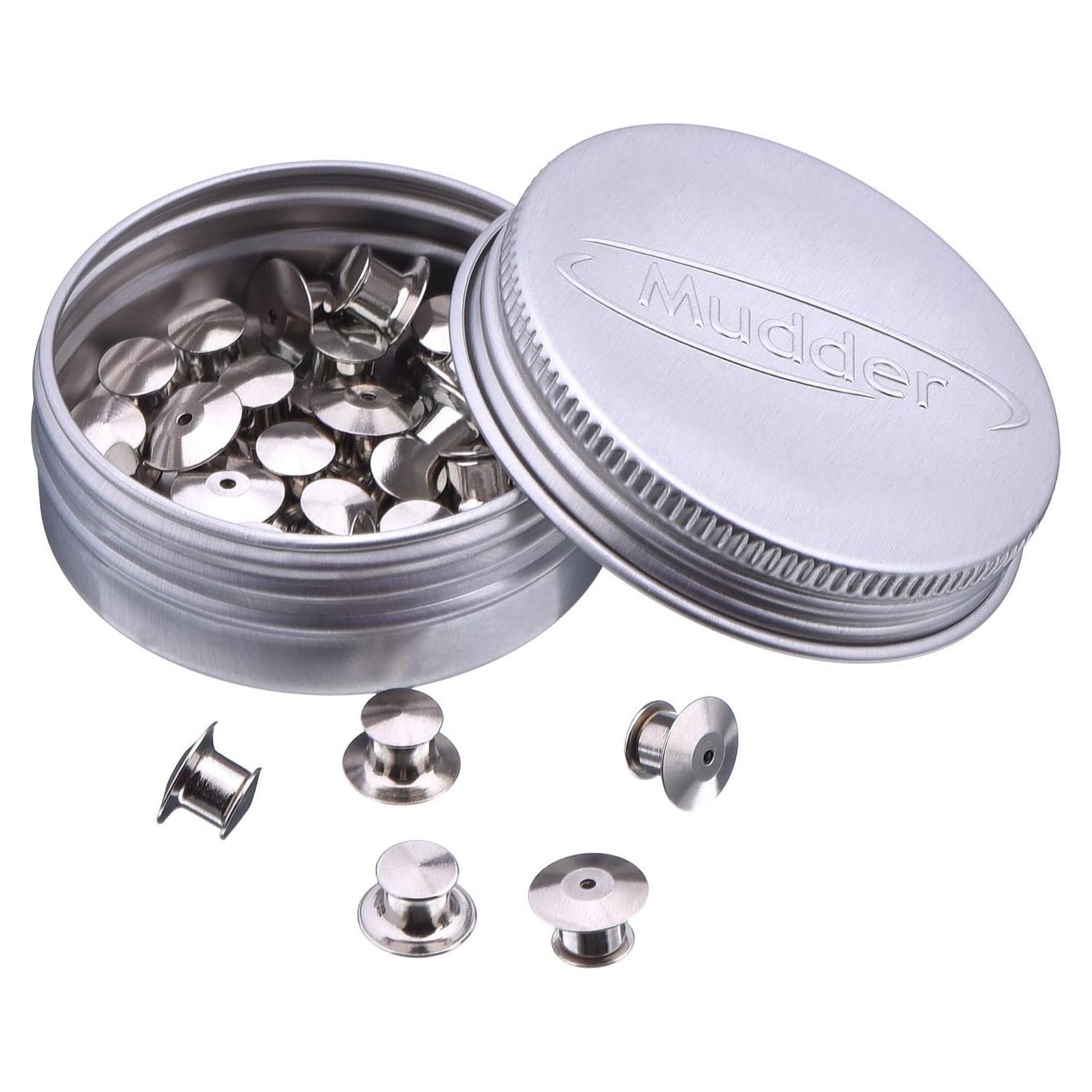 Sujetadores de Pasadores de Bloqueo Mudder, 30 Piezas Plata