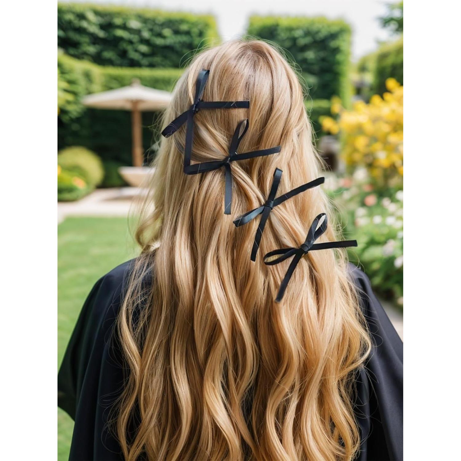 Set de 10 Accesorios para el Cabello XFYUZR - Clips y Lazos