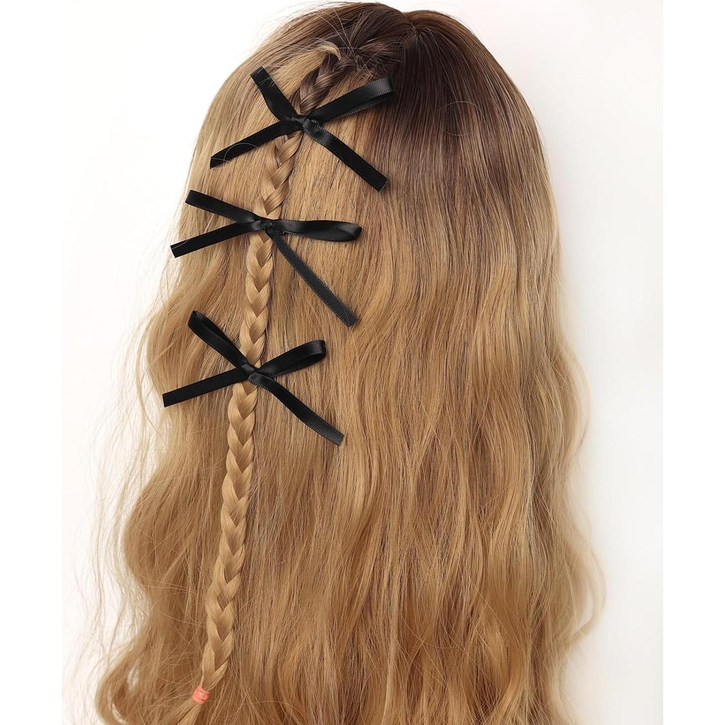 Set de 10 Accesorios para el Cabello XFYUZR - Clips y Lazos