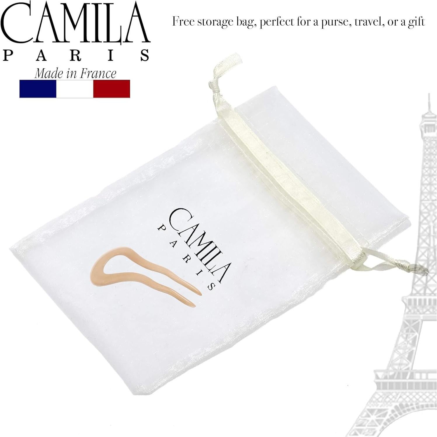 Pinza para Cabello Camila Paris CP3096 Beige 8.89 cm