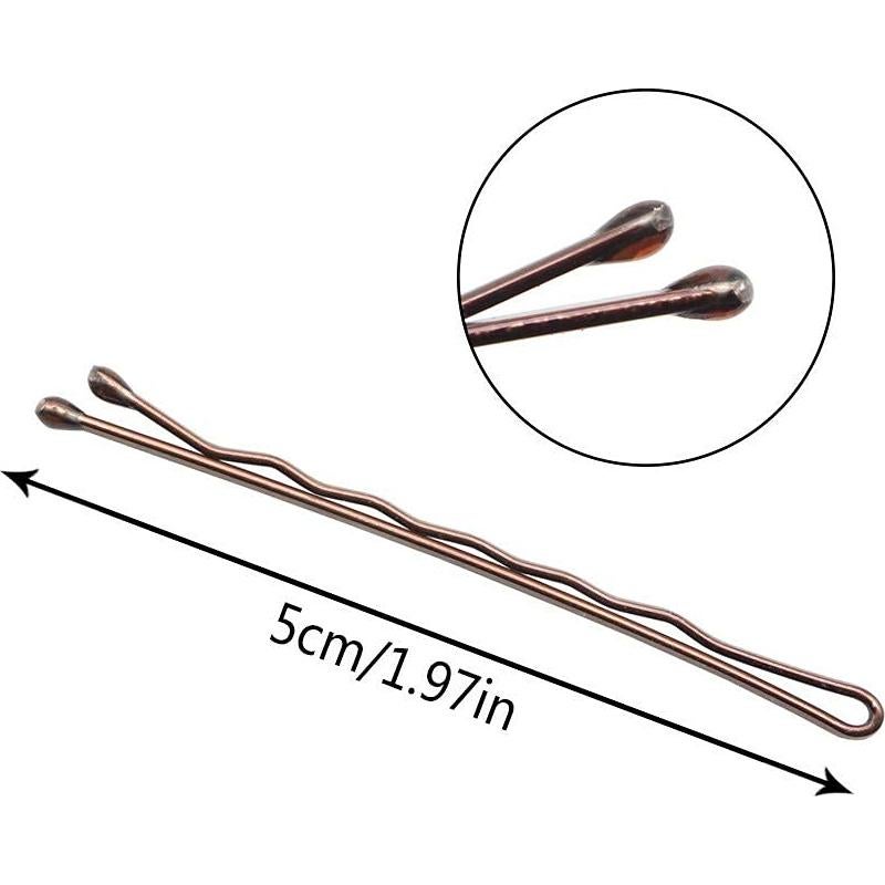 Horquillas Dofash 260 PCS 5 cm Marrón para Peinados