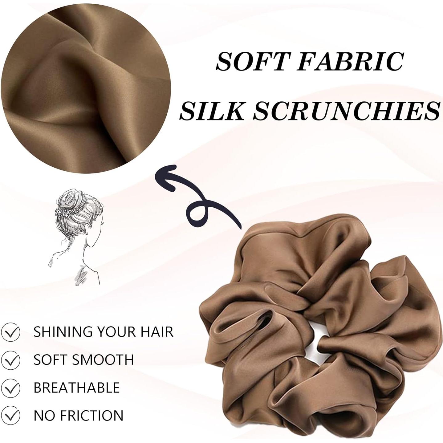 Pinzas para Cabello Antideslizantes Meegy - Marrón, 6.1x10.9cm