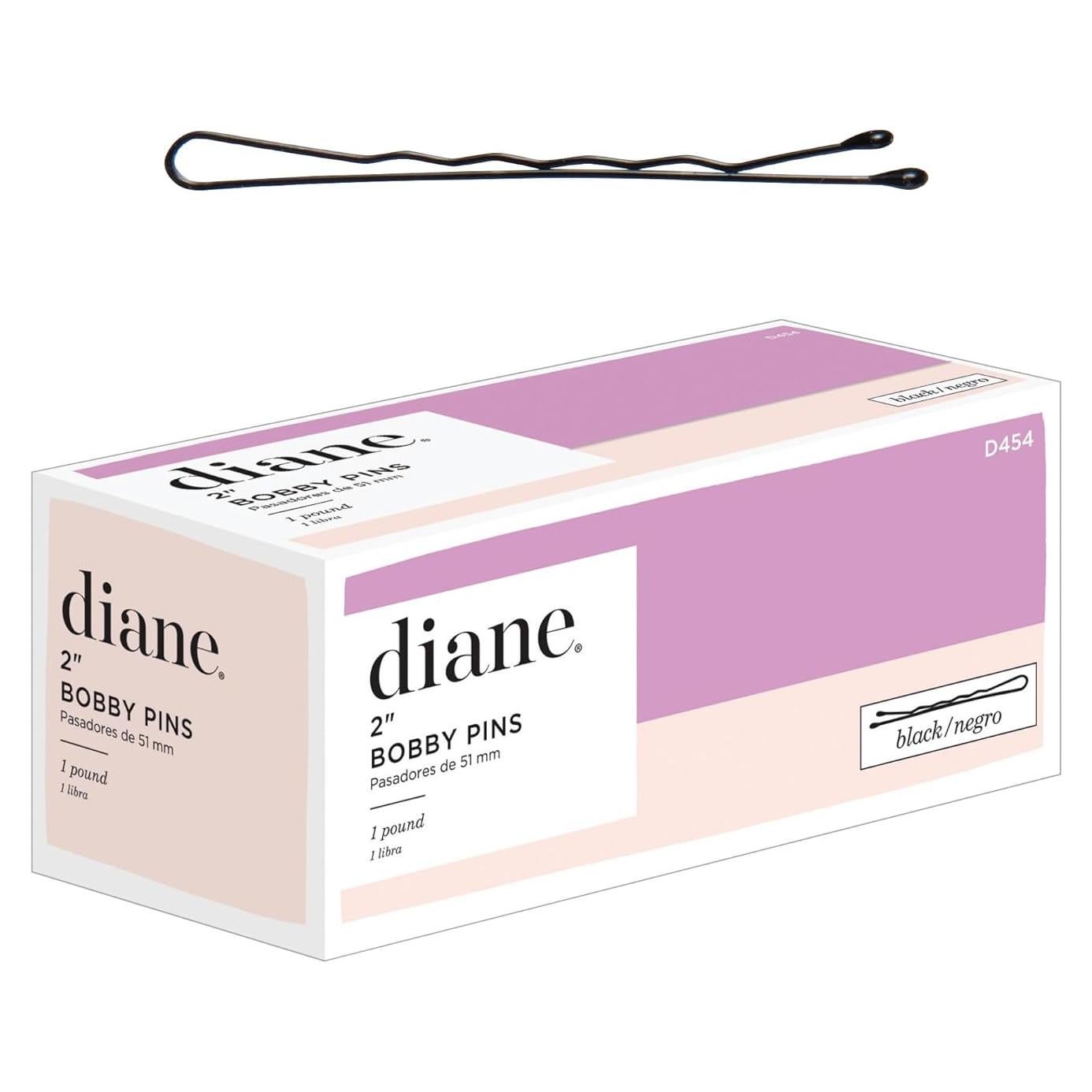 Pasadores de Cabello Diane 5.08 cm Negros - 600 Unidades