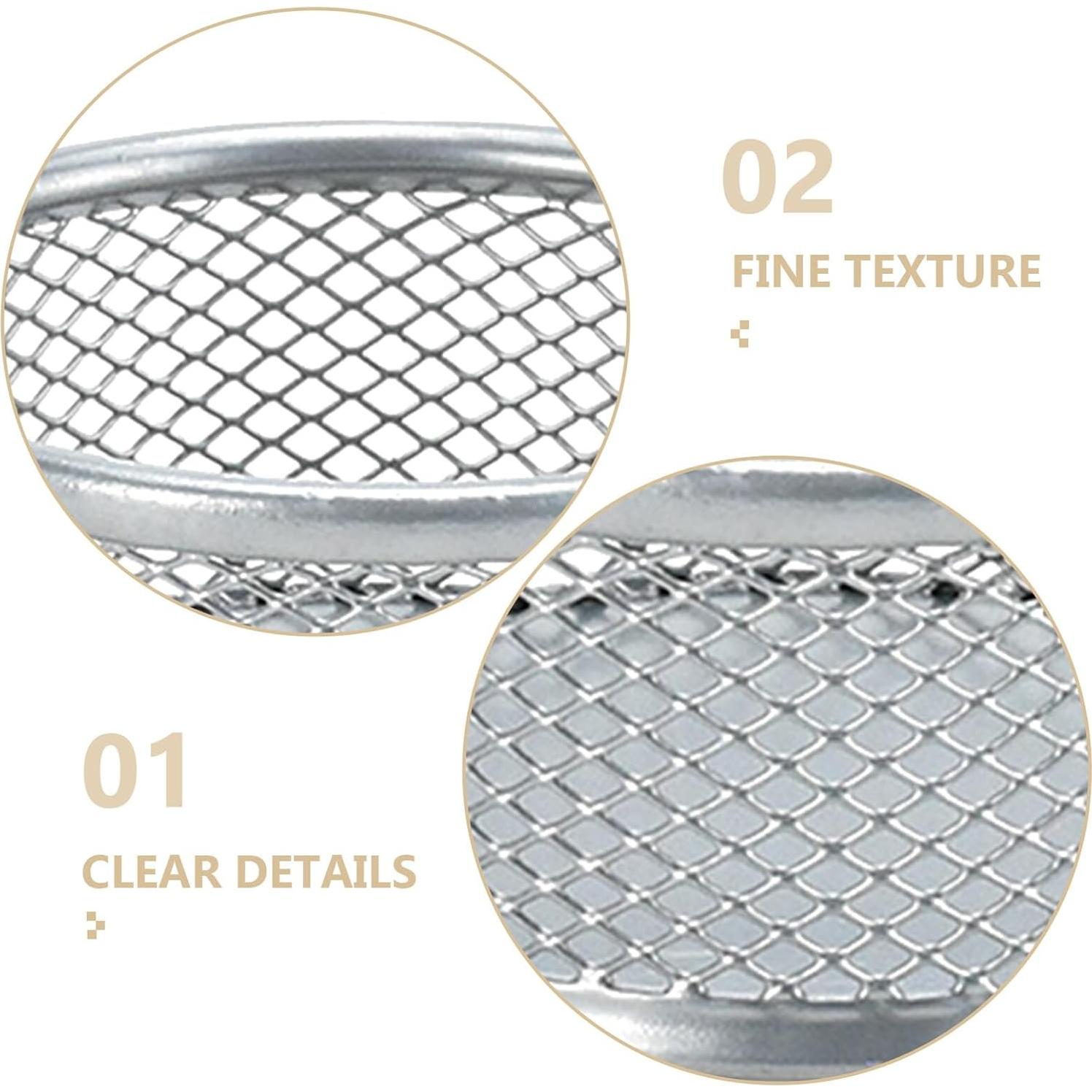 Soporte de Clips de Papel Operitacx 4 Piezas Plata 9x4 cm