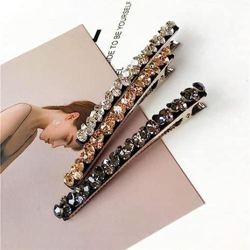 Clip para Cabello Vpang con Rhinestones Brillantes - 2 Pcs Azul