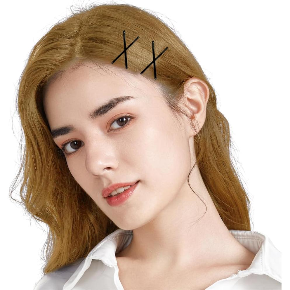 Pasadores de Pelo Dofash Negros 260 Unidades en Contenedor Octagonal