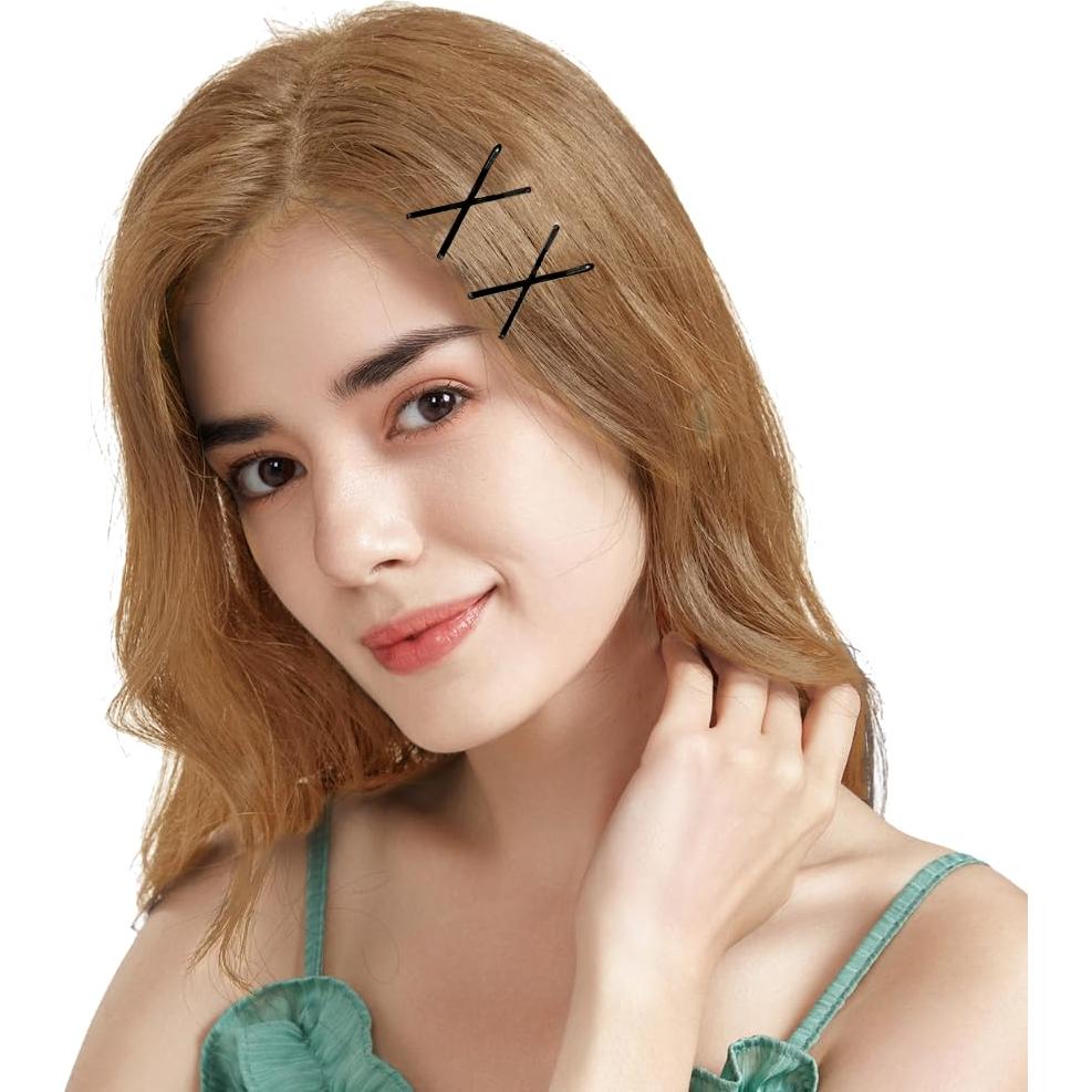 Pasadores de Pelo Dofash Negros 260 Unidades en Contenedor Octagonal