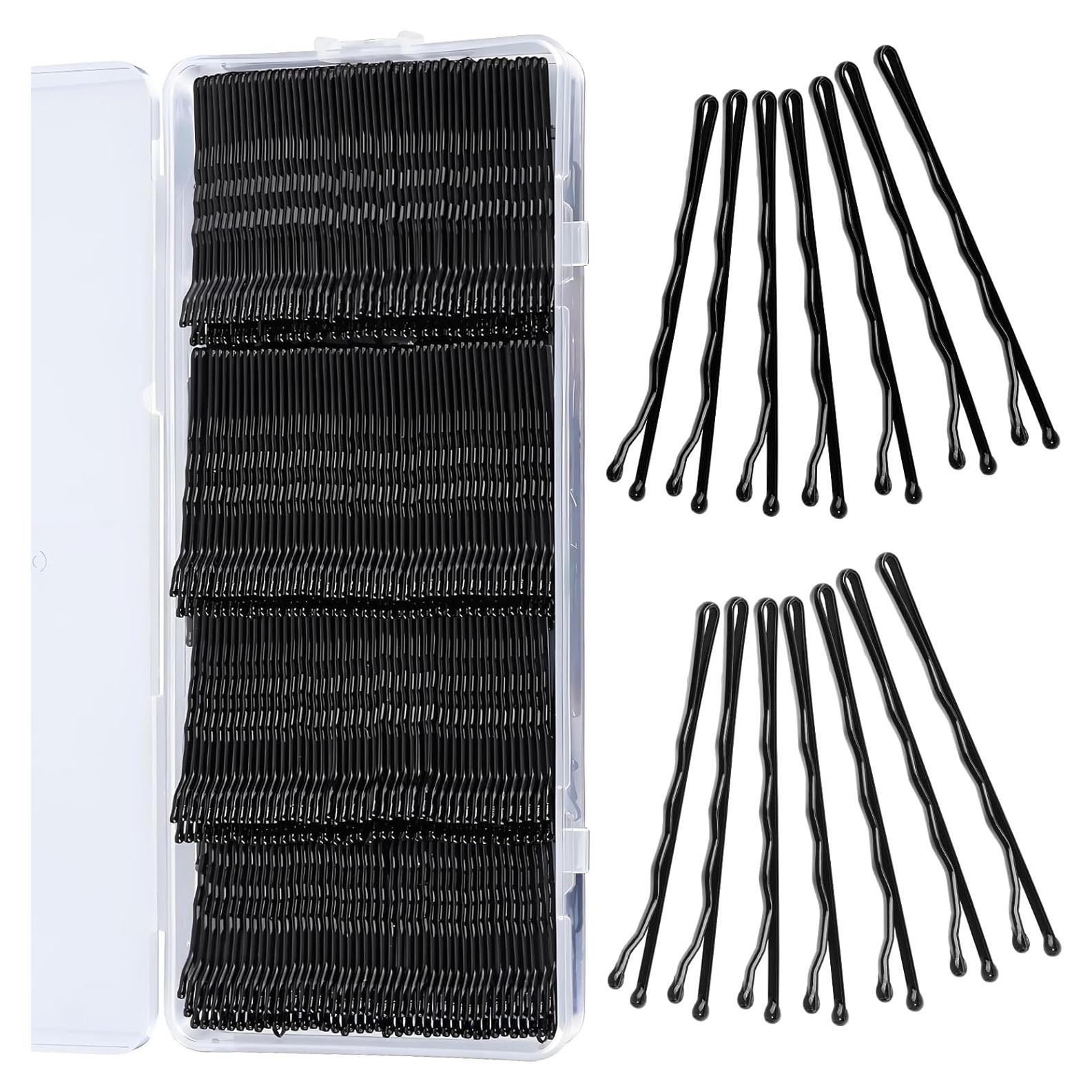 500 Horquillas Negras 5cm Teenitor para Peinados Diarios